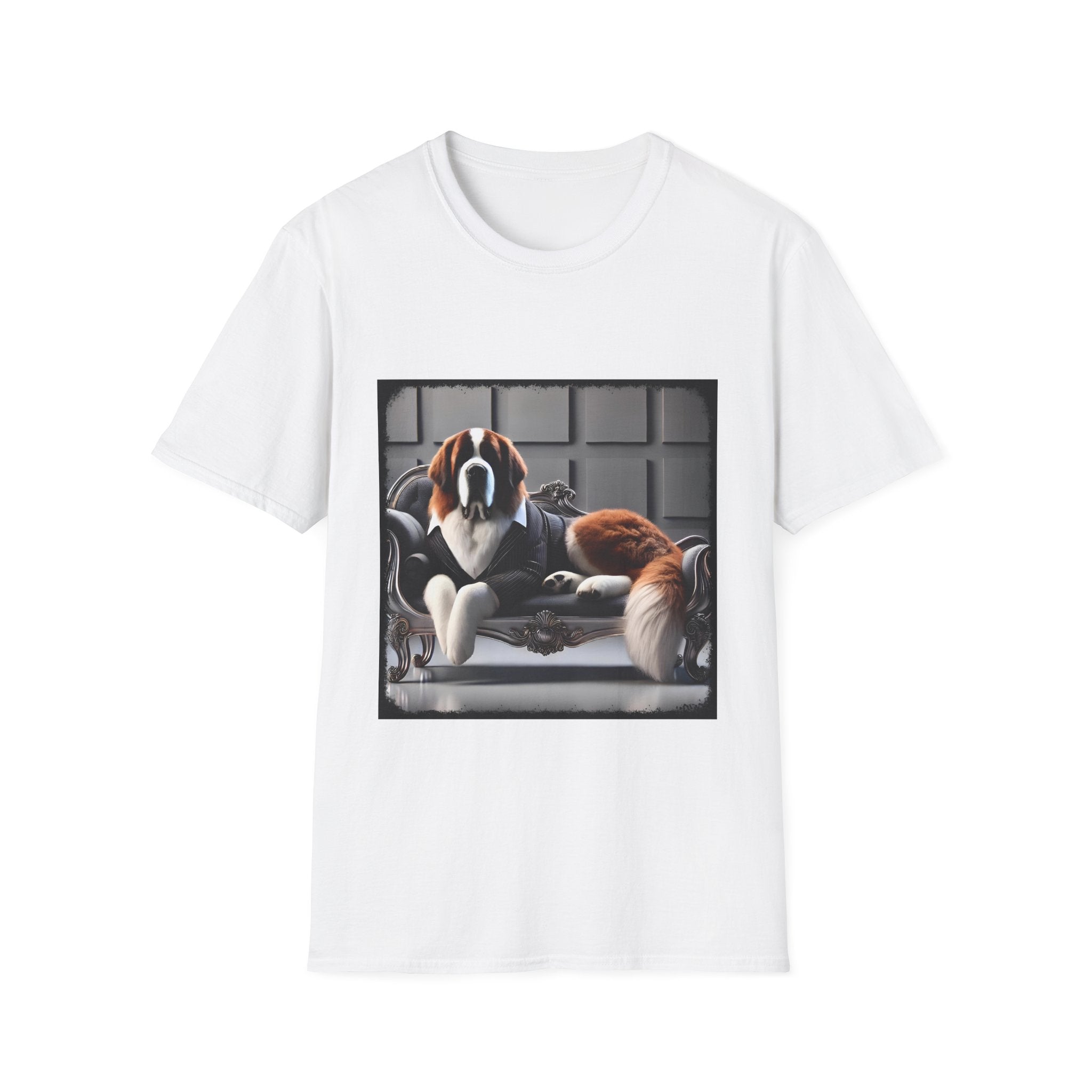 Saint Bernard Tux Luxe | Unisex Dog T-Shirt
