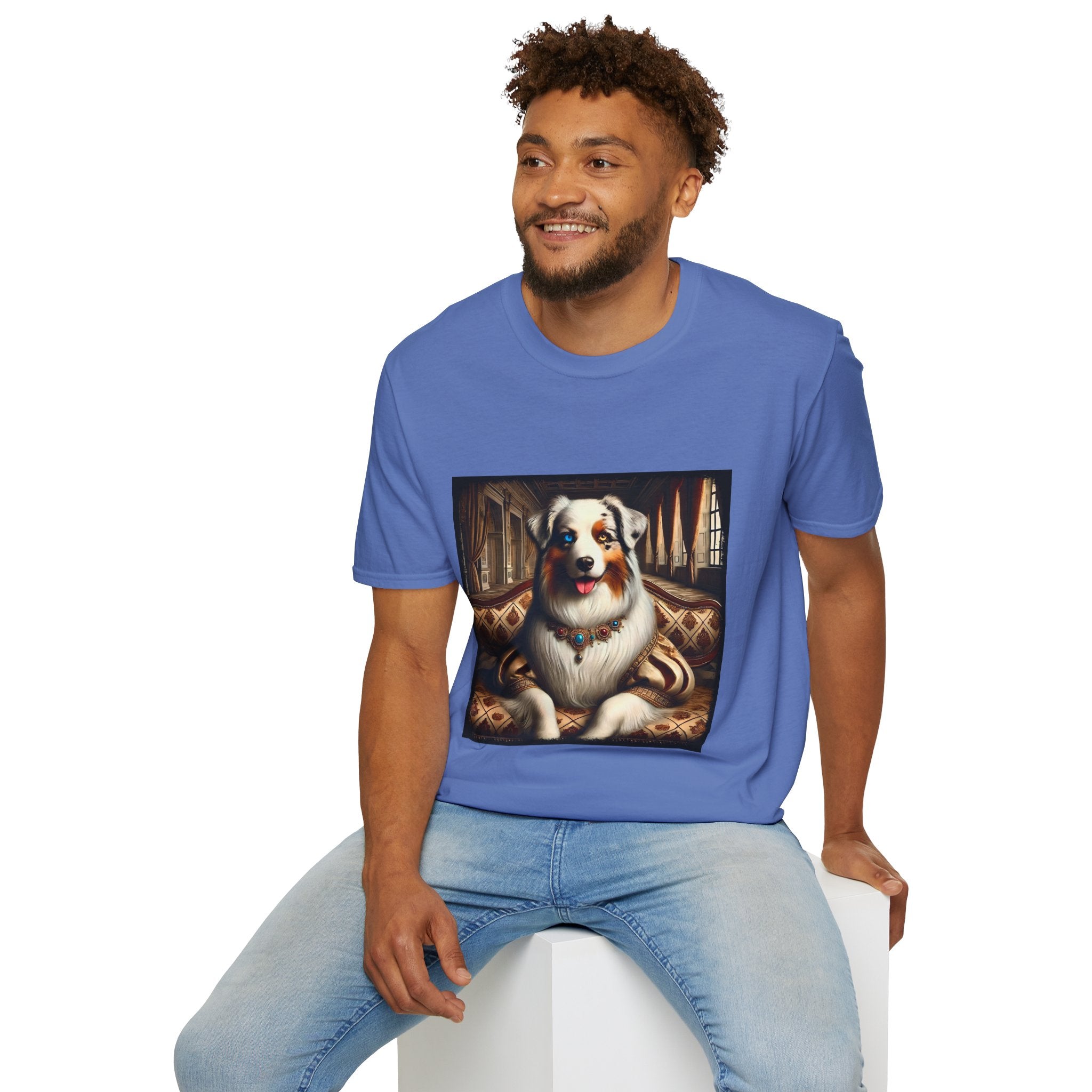 Australian Shepherd Poised Princess | Unisex Dog T-Shirt
