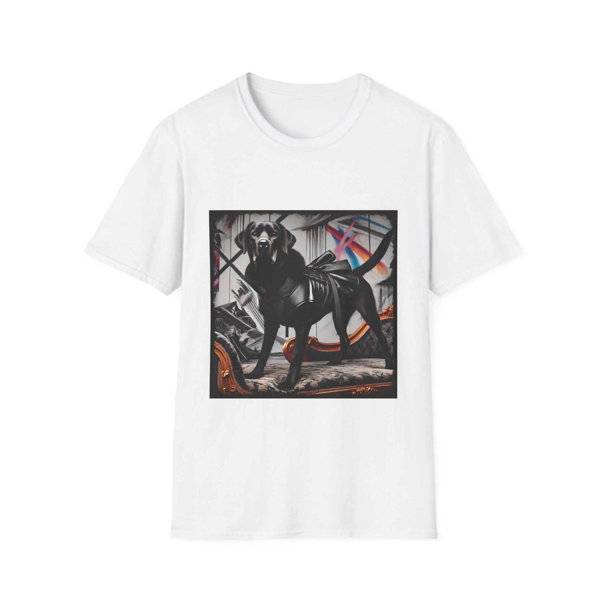 Labrador Retriever Leather Rockette | Unisex Dog T-Shirt