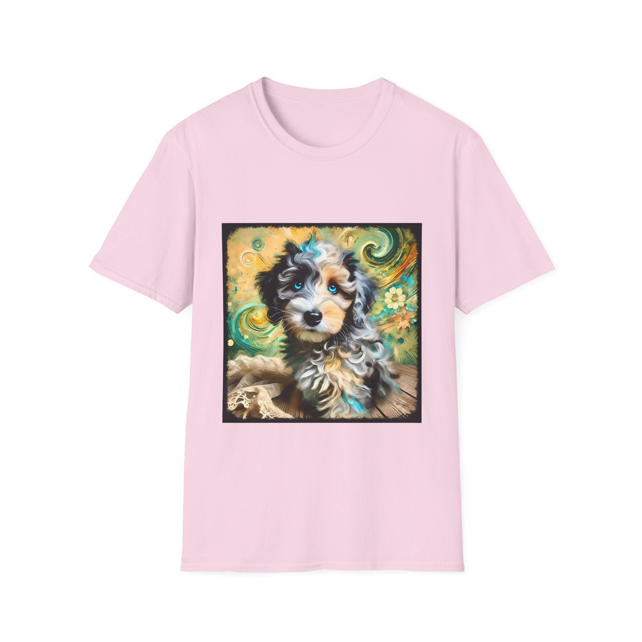 Aussiedoodle Emerald Swirl | Unisex Dog T-Shirt