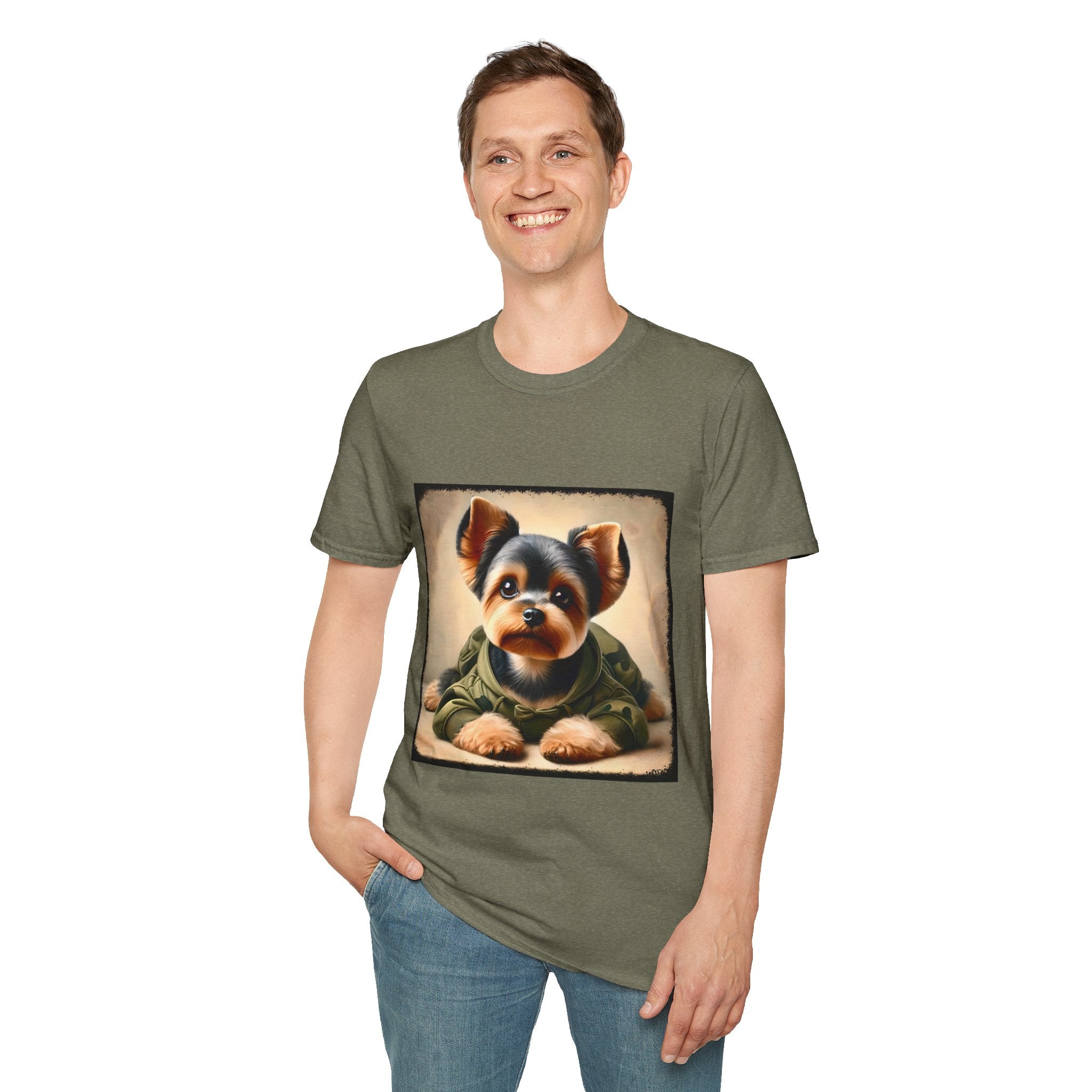 Yorkshire Terrier Combat Cutie | Unisex Dog T-Shirt