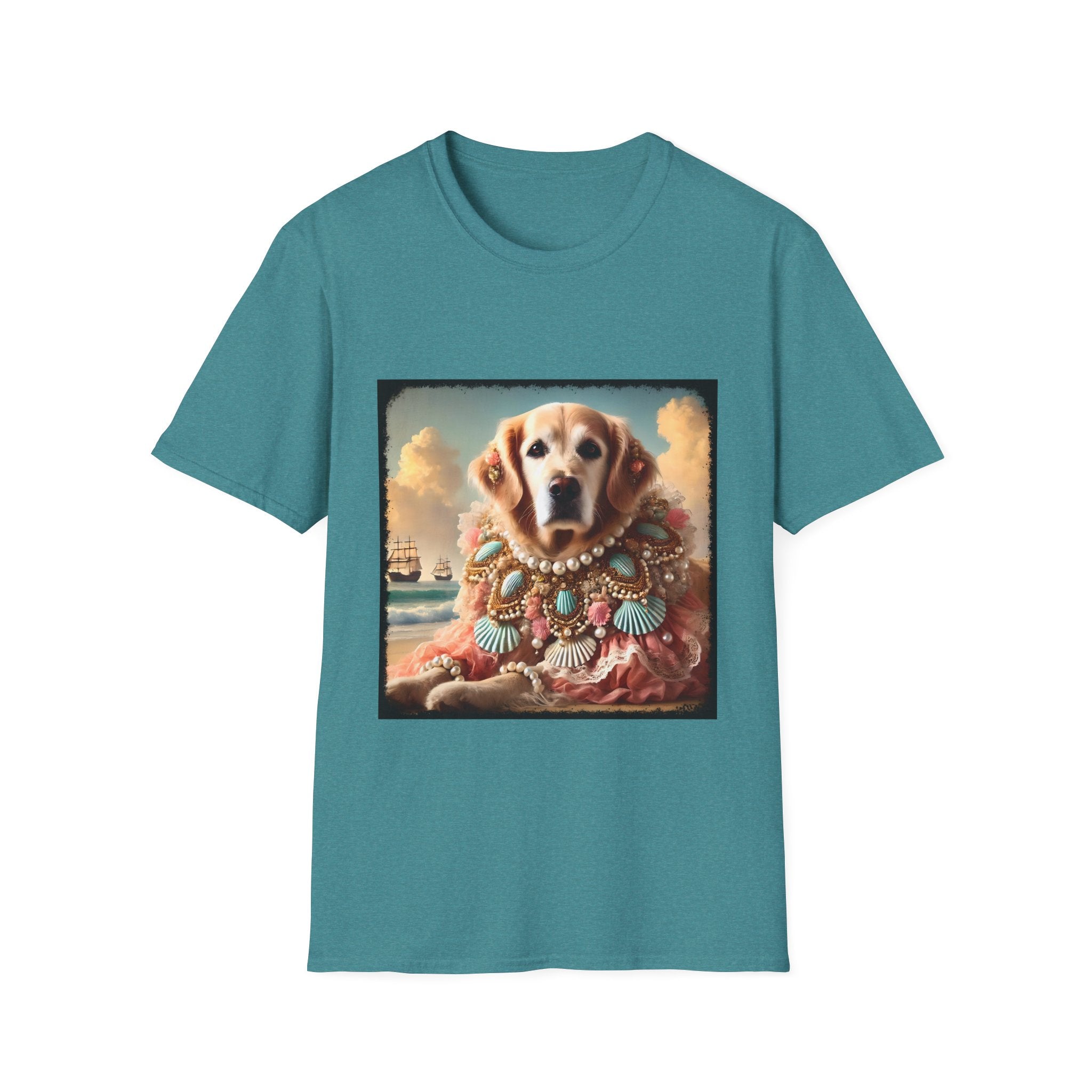 Golden Retriever Beach Beauty | Unisex Dog T-Shirt
