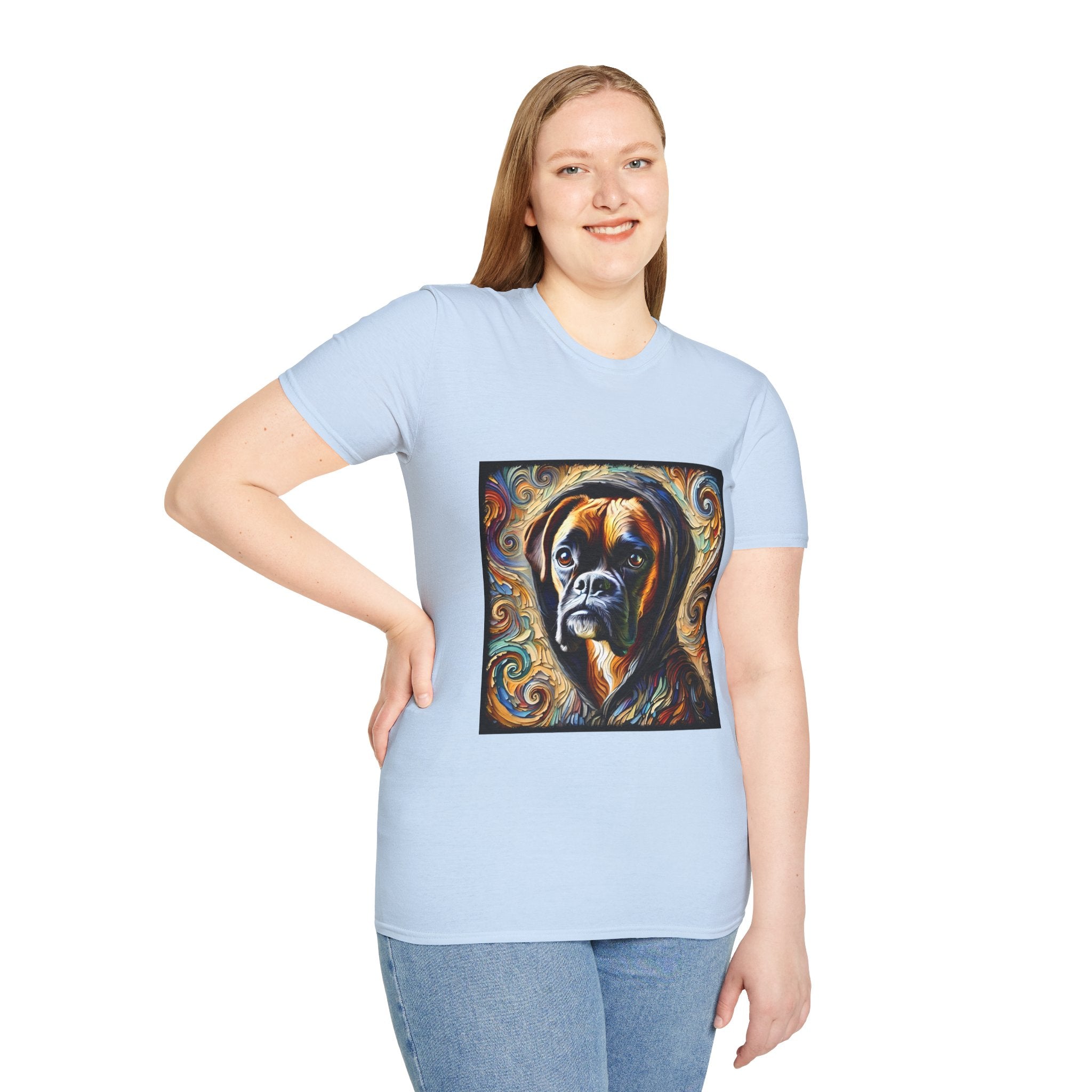 Boxer Urban Swirl | Unisex Dog T-Shirt