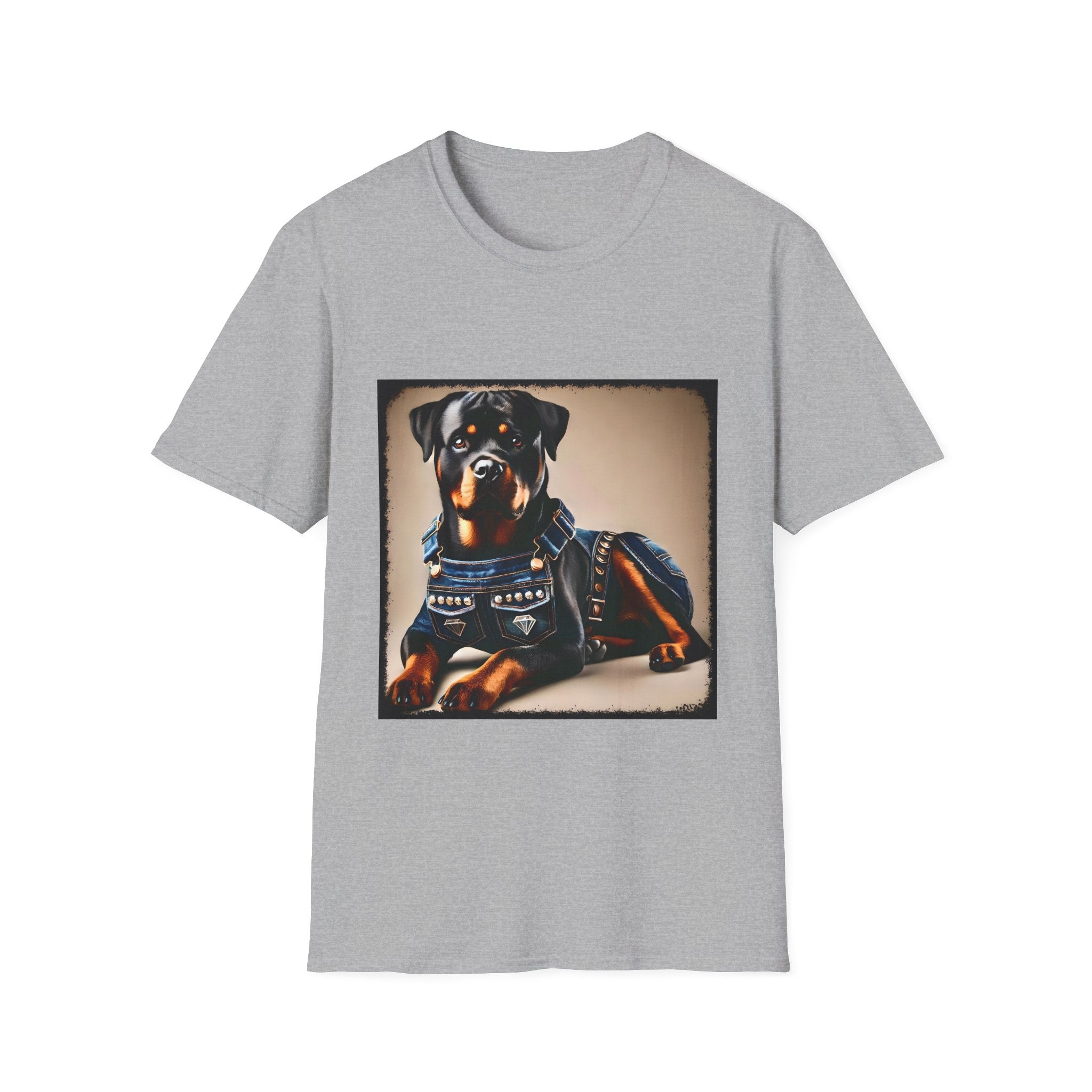 Rottweiler Denim Doll | Unisex Dog T-Shirt