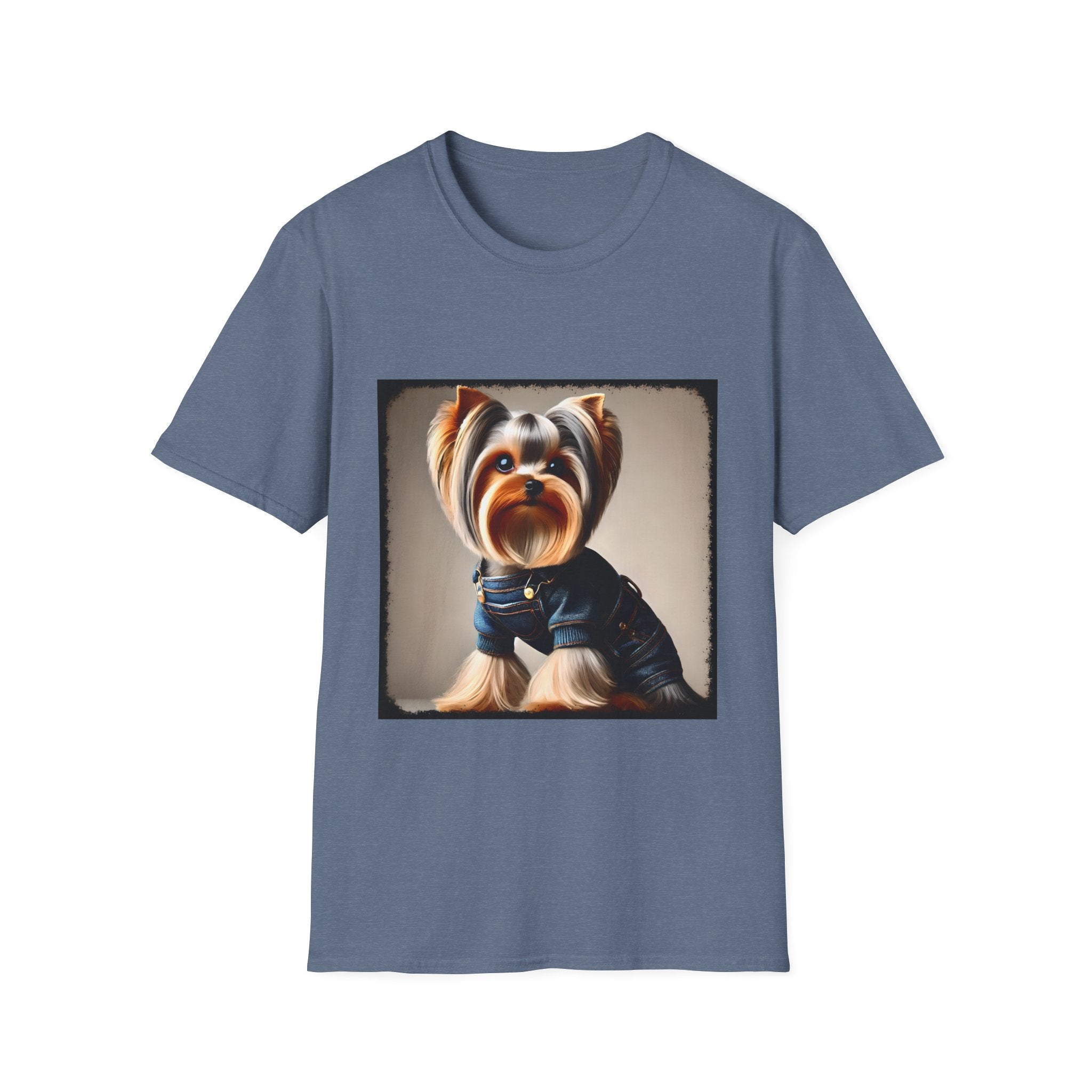 Yorkshire Terrier Denim Belle | Unisex Dog T-Shirt