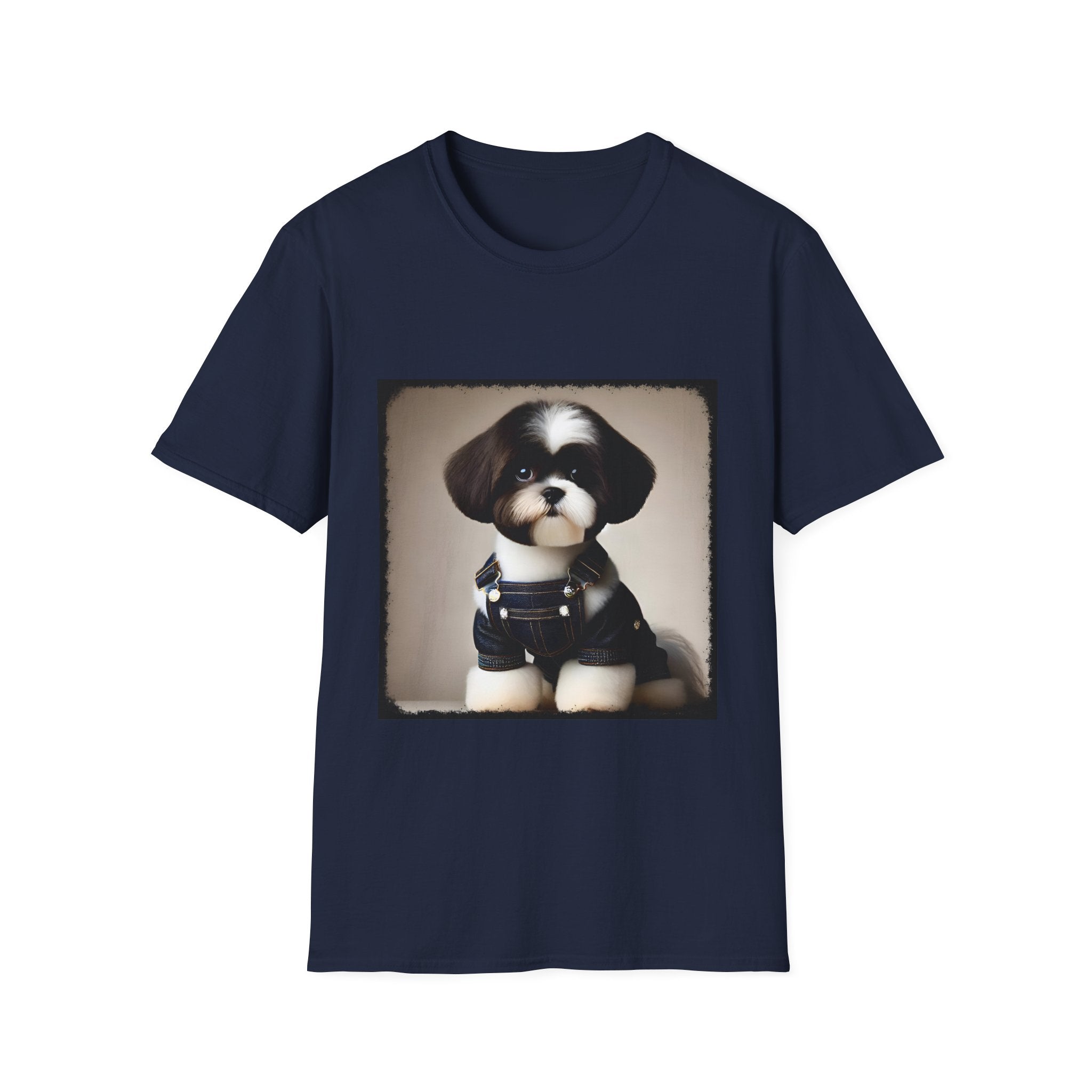 Shih Tzu Denim Darling | Unisex Dog T-Shirt
