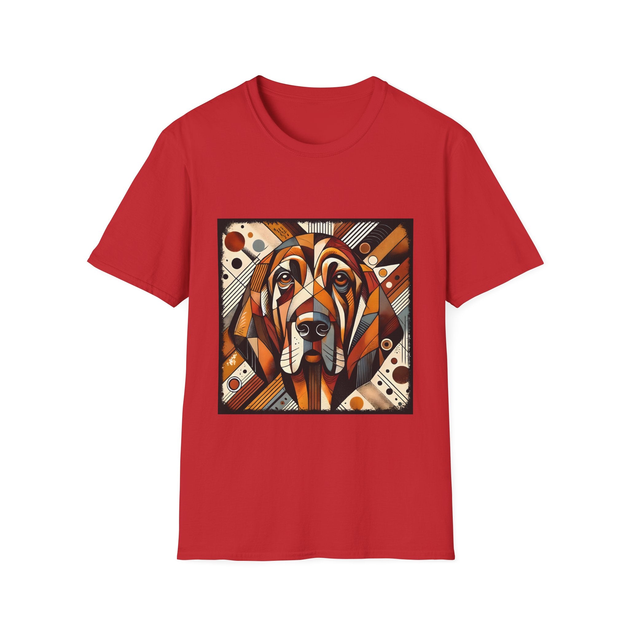 Bloodhound Bold Geometric | Unisex Dog T-Shirt