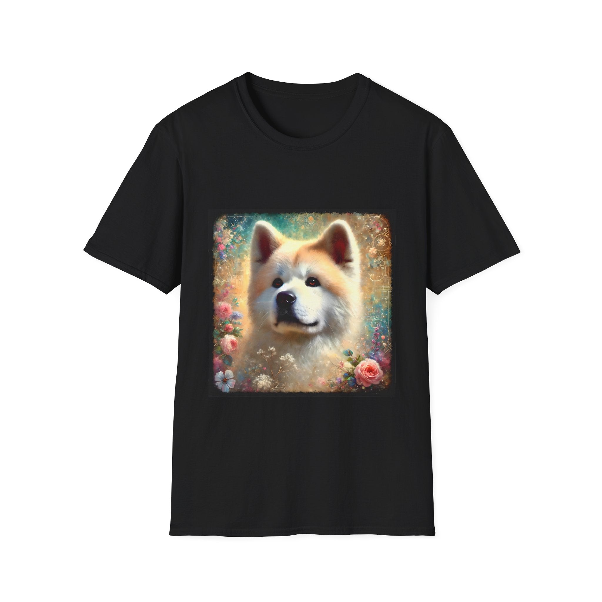 Akita Cosmic Garden | Unisex Dog T-Shirt