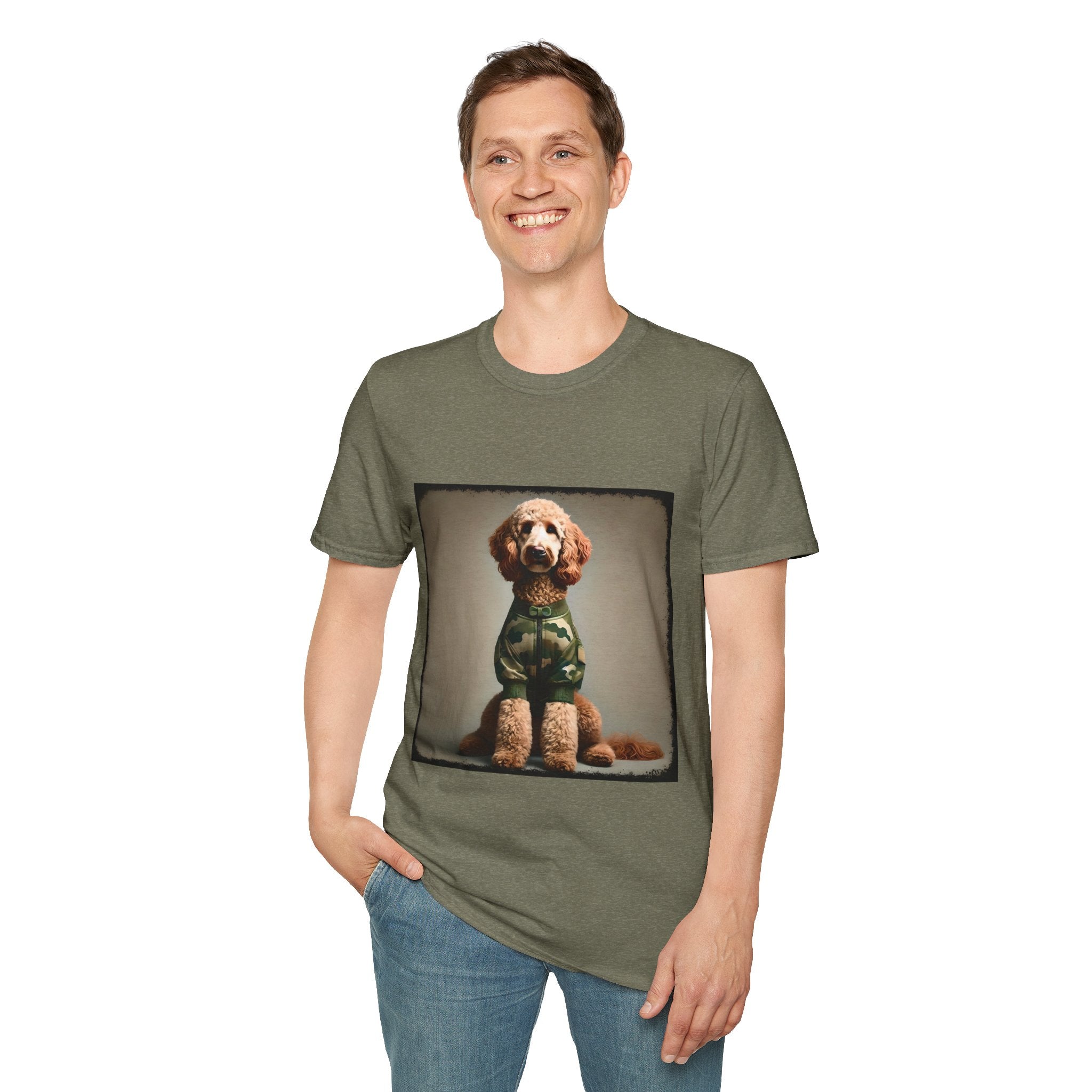 Labradoodle Camo Cutie | Unisex Dog T-Shirt