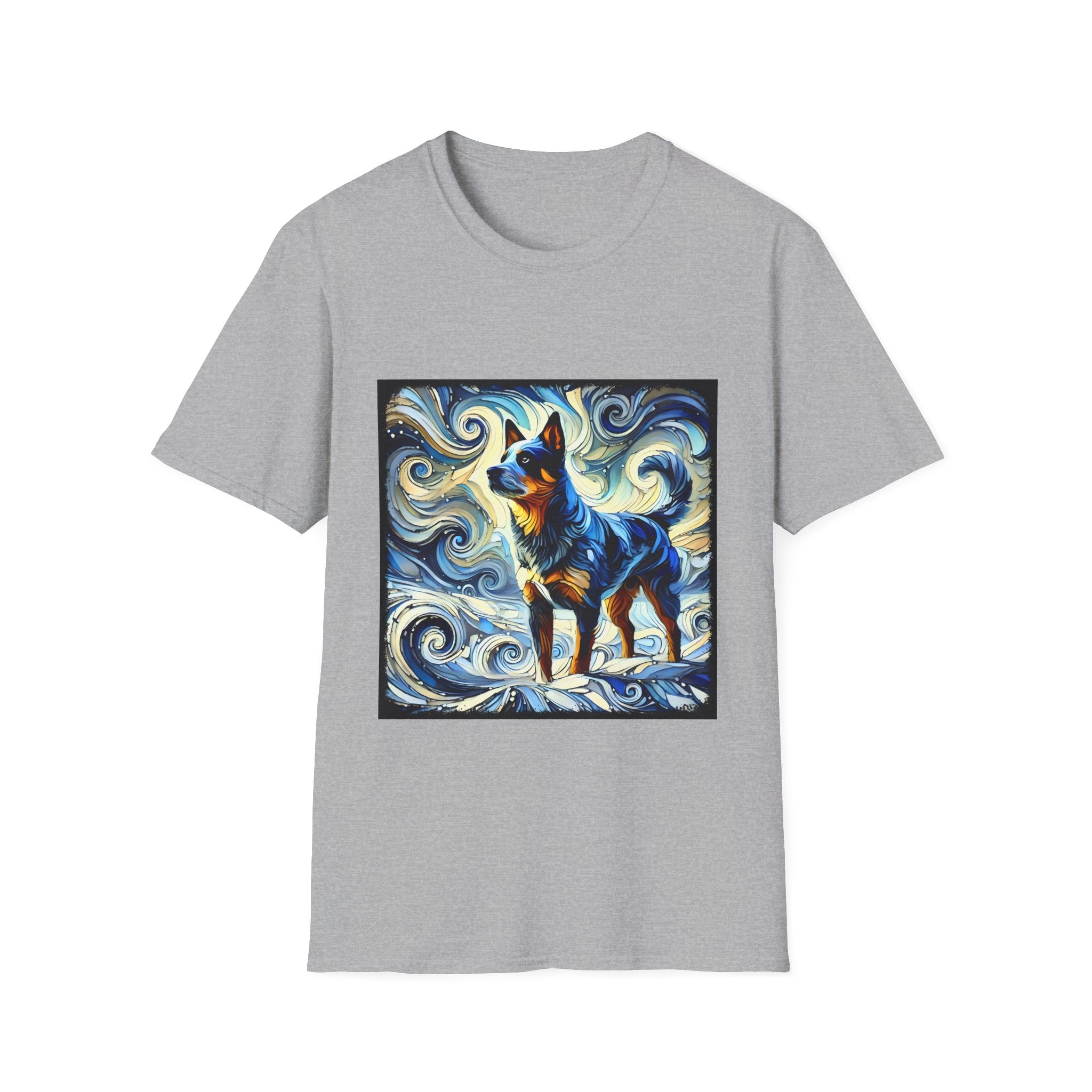 Australian Cattle Dog Blue Swirl | Unisex Dog T-Shirt