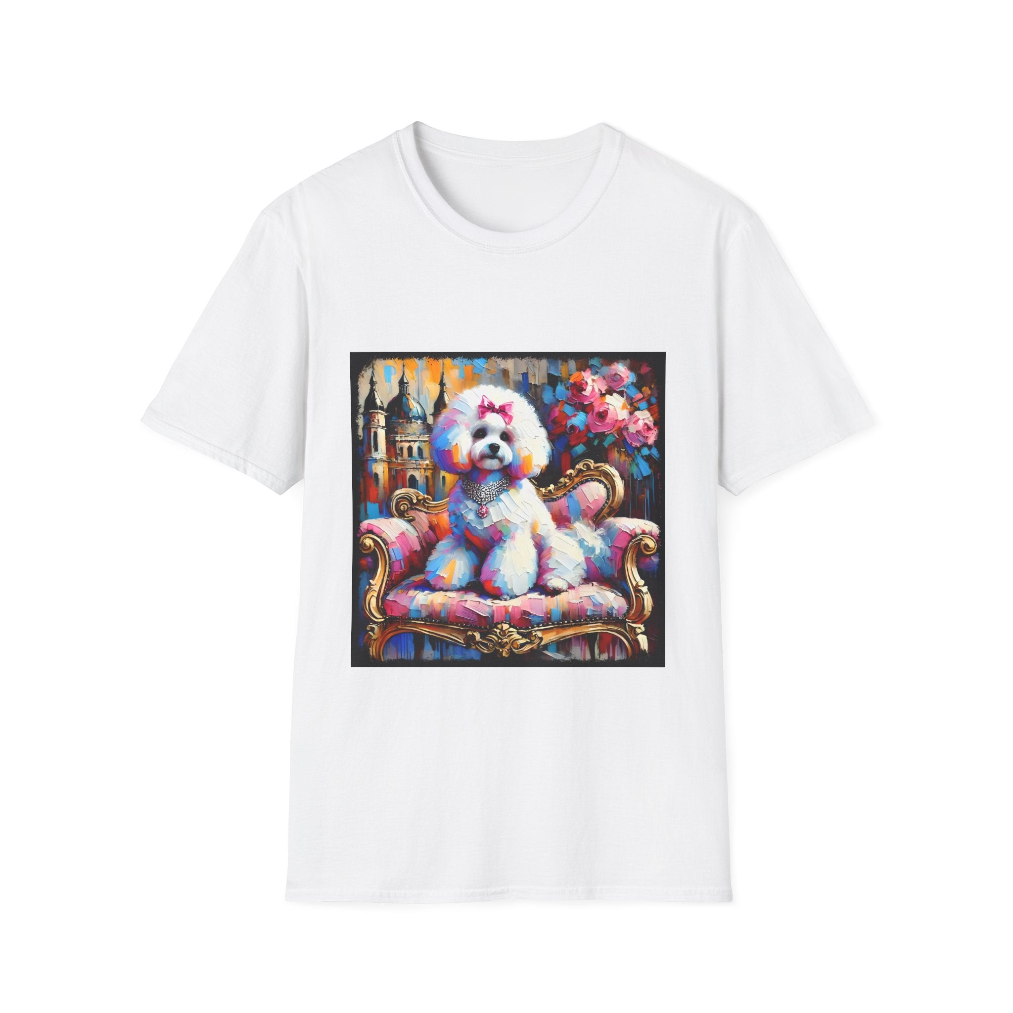 Bichon Frise diamond Princess Classic | Unisex Dog T-Shirt
