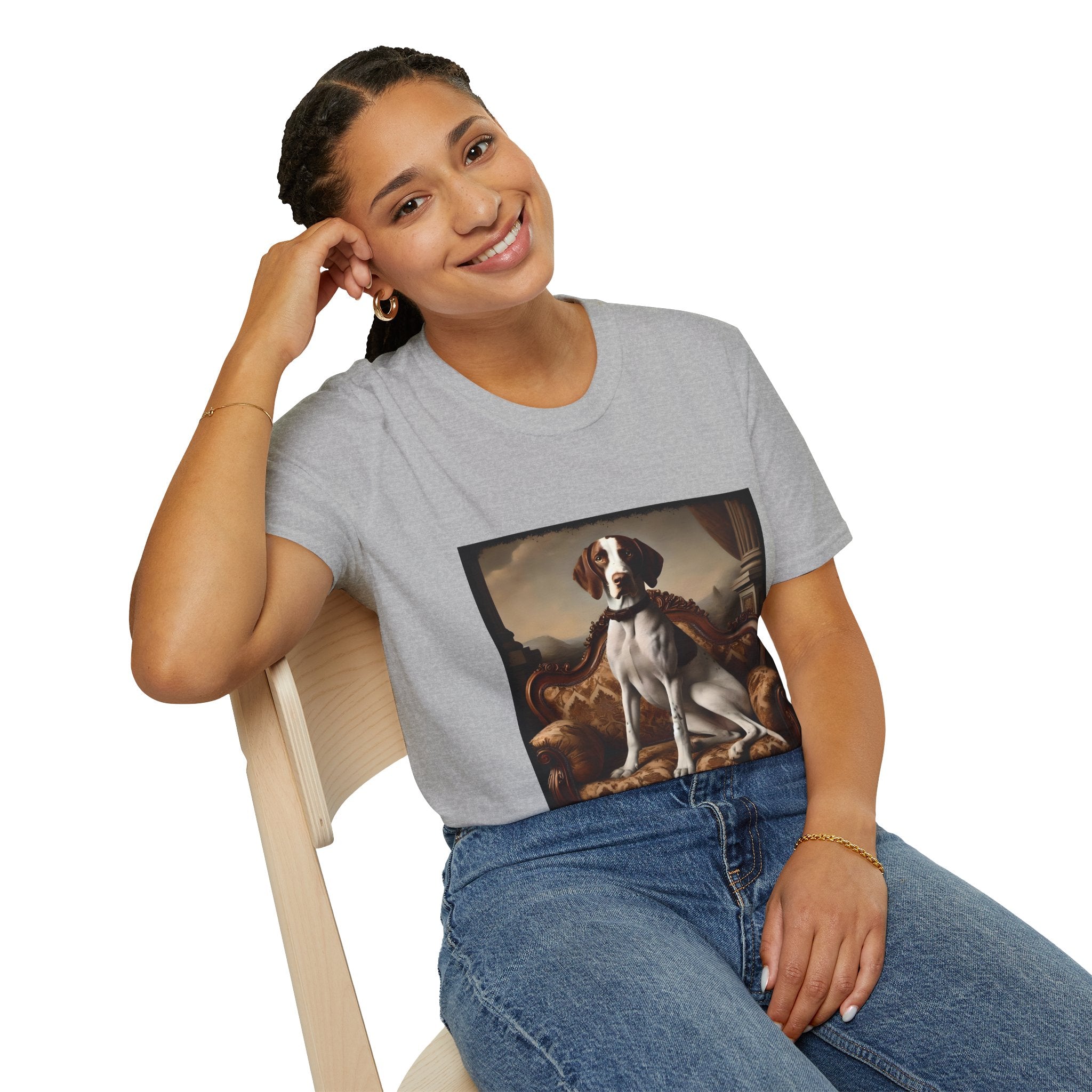 German Shorthaired Pointer Dashing Duke | Unisex Dog T-Shirt