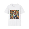 Miniature American Shepherd Street Swirl t-shirt