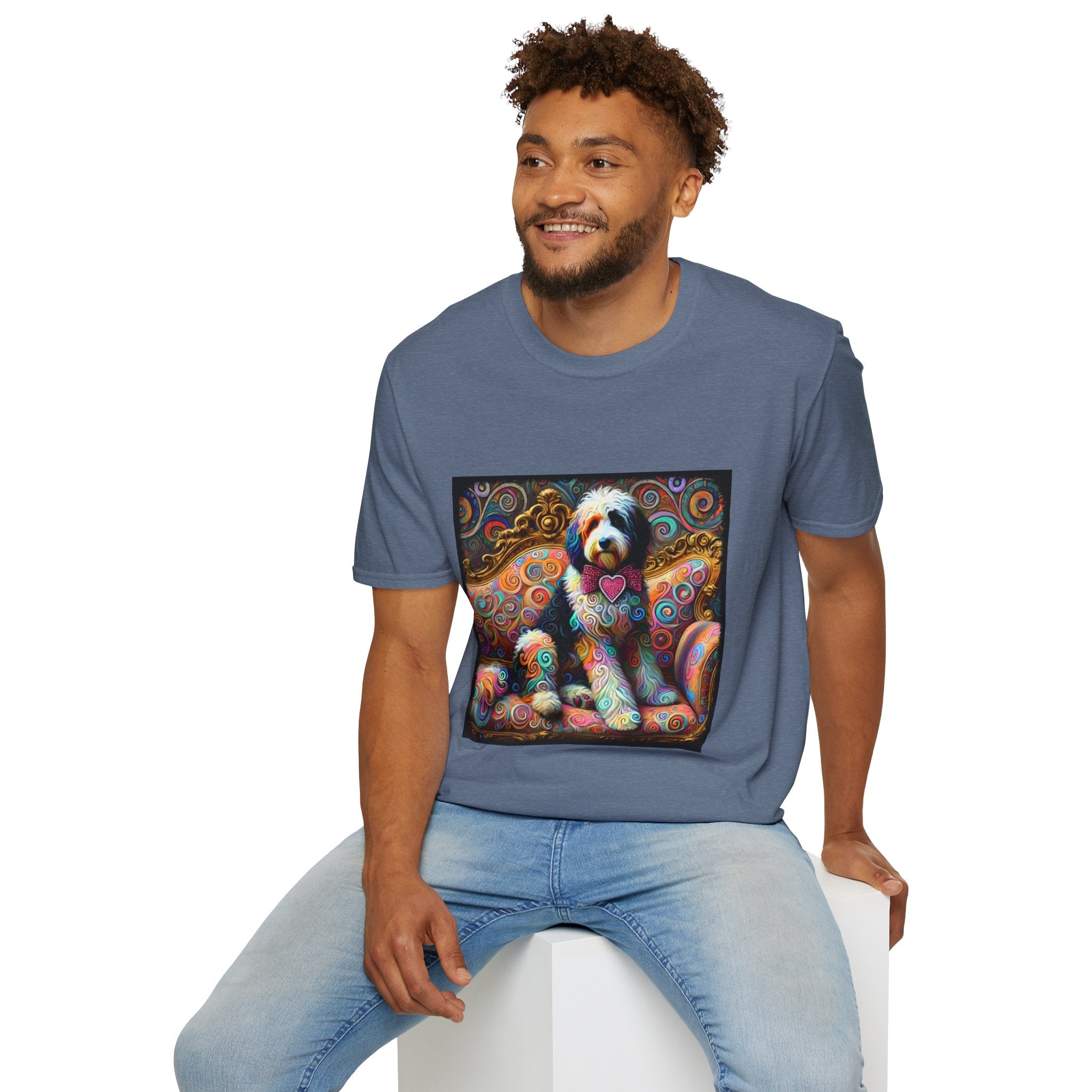 Bernedoodle Love Swirl | Unisex Dog T-Shirt
