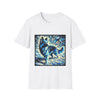 German Shepherd Blue Winter Swirl | Unisex Dog T-Shirt