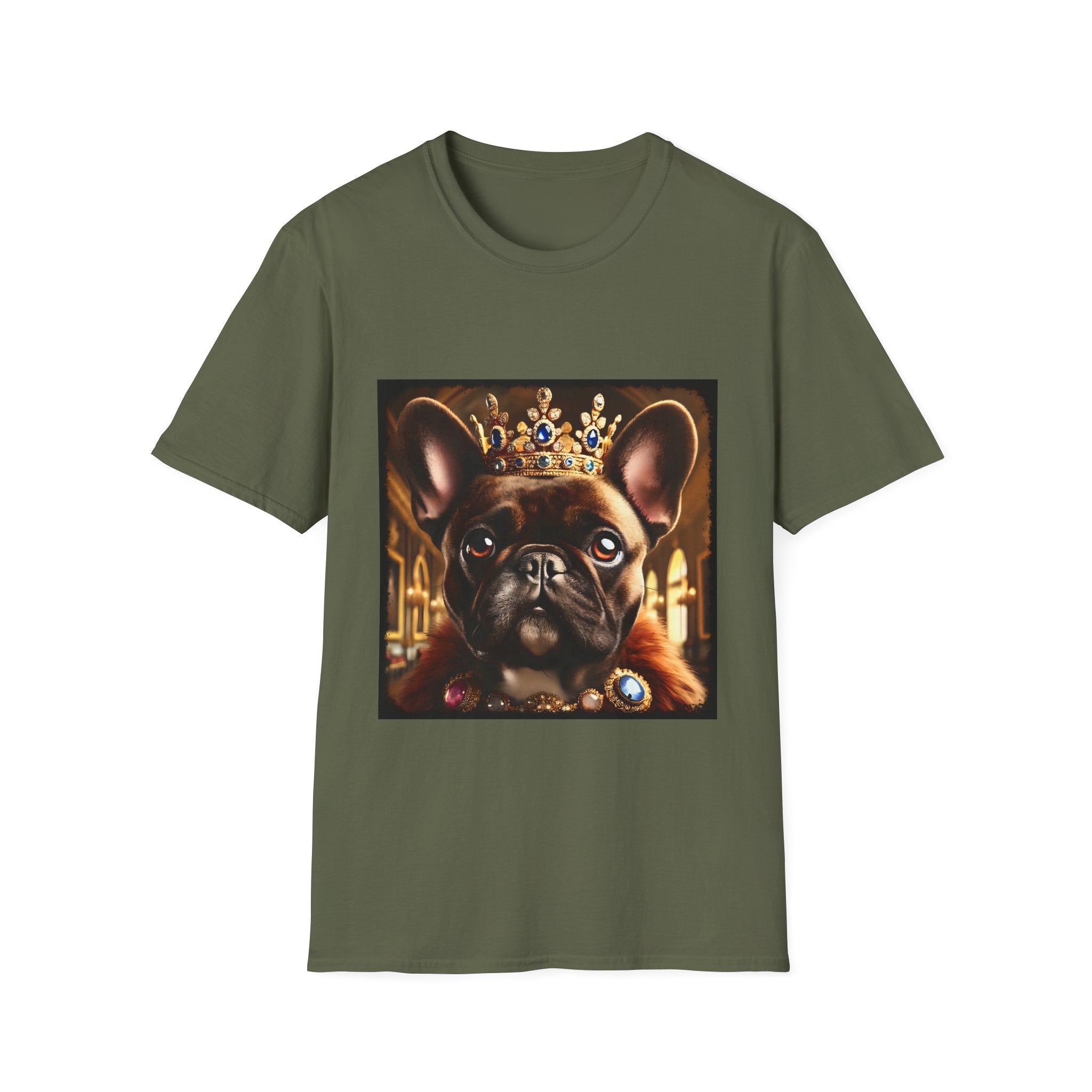 French Bulldog Majestic Muse | Unisex Dog T-Shirt
