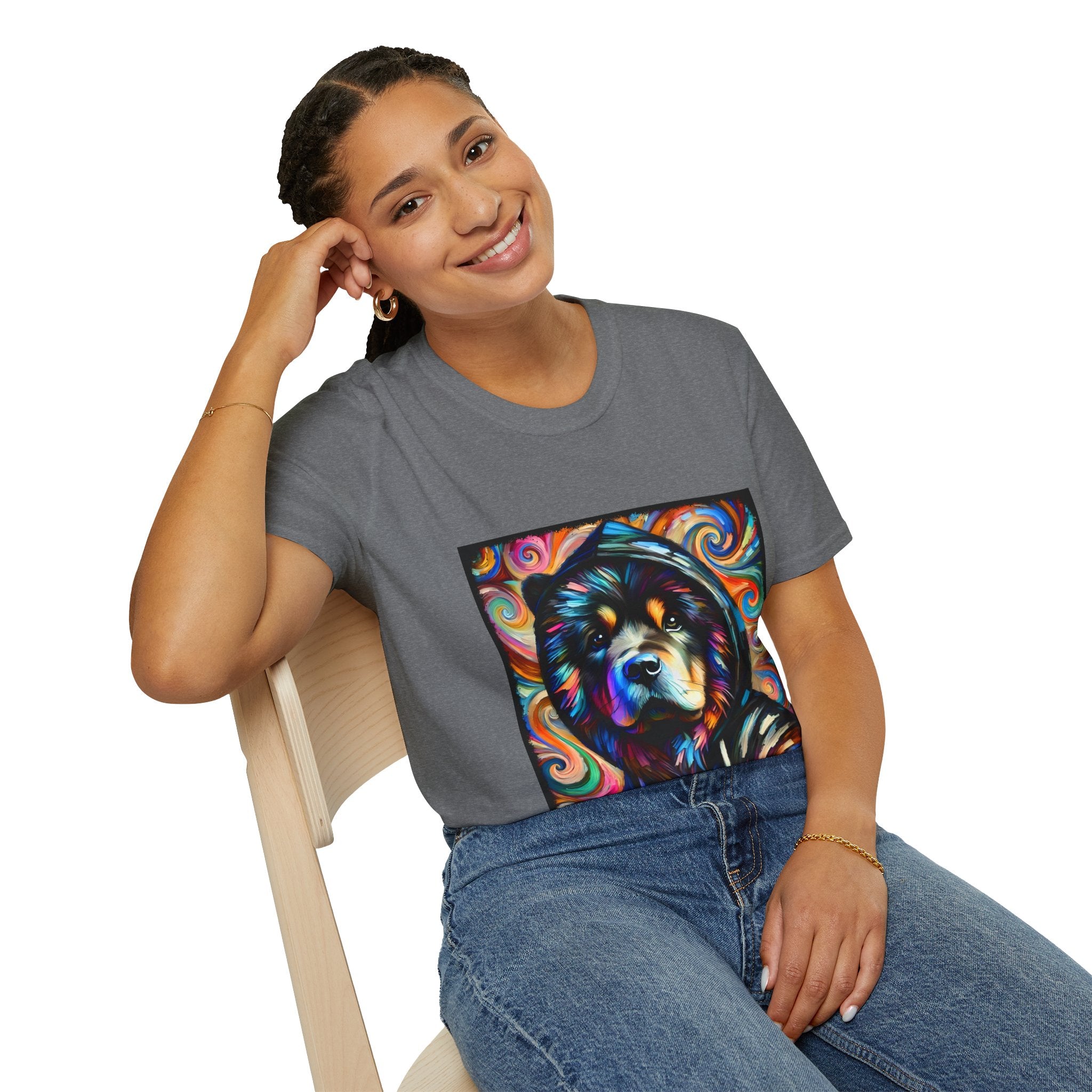 Chow Chow Relaxed Swirl | Unisex Dog T-Shirt