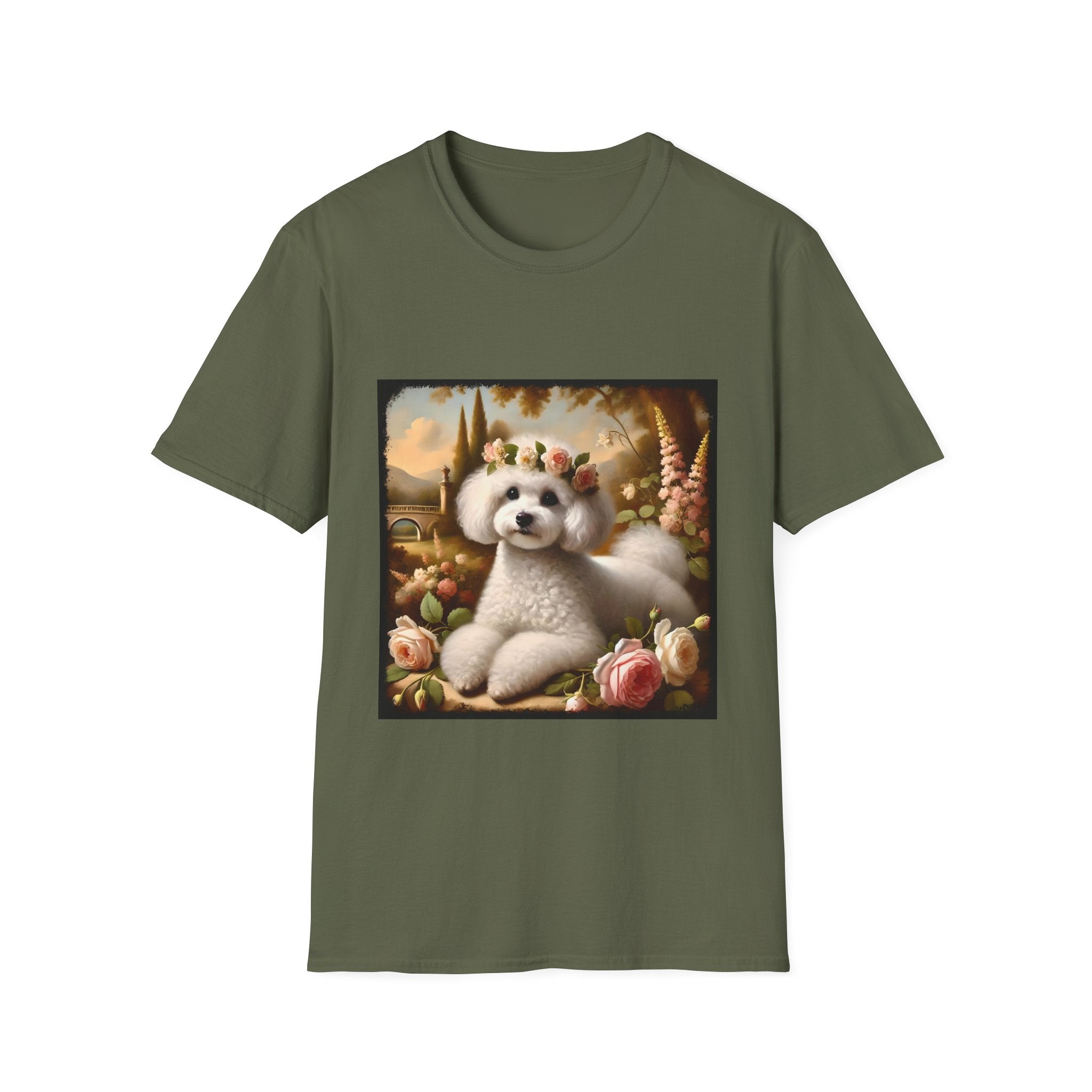 Poodle Botanical Beauty | Unisex Dog T-Shirt