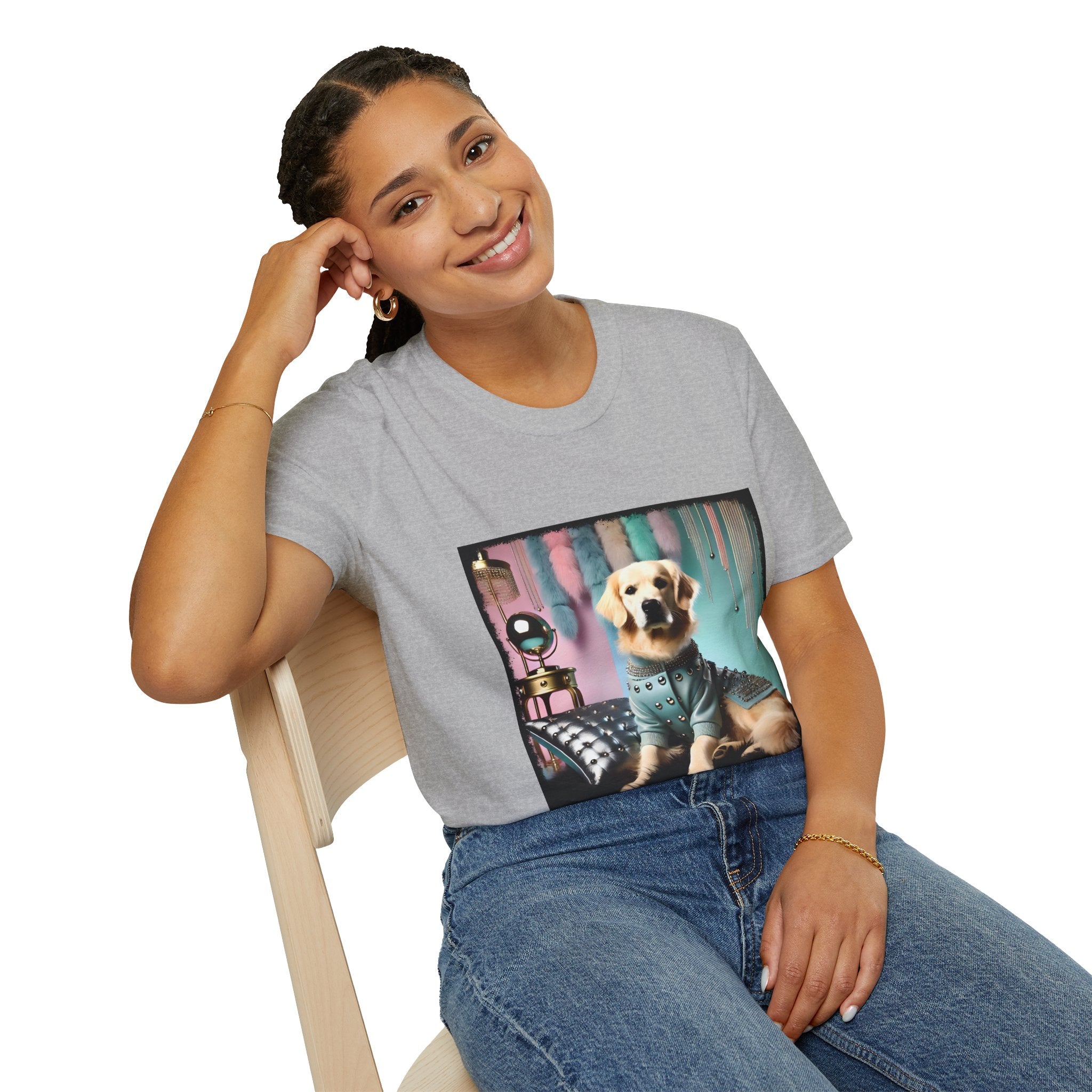 Golden Retriever Glam Gal | Unisex Dog T-Shirt