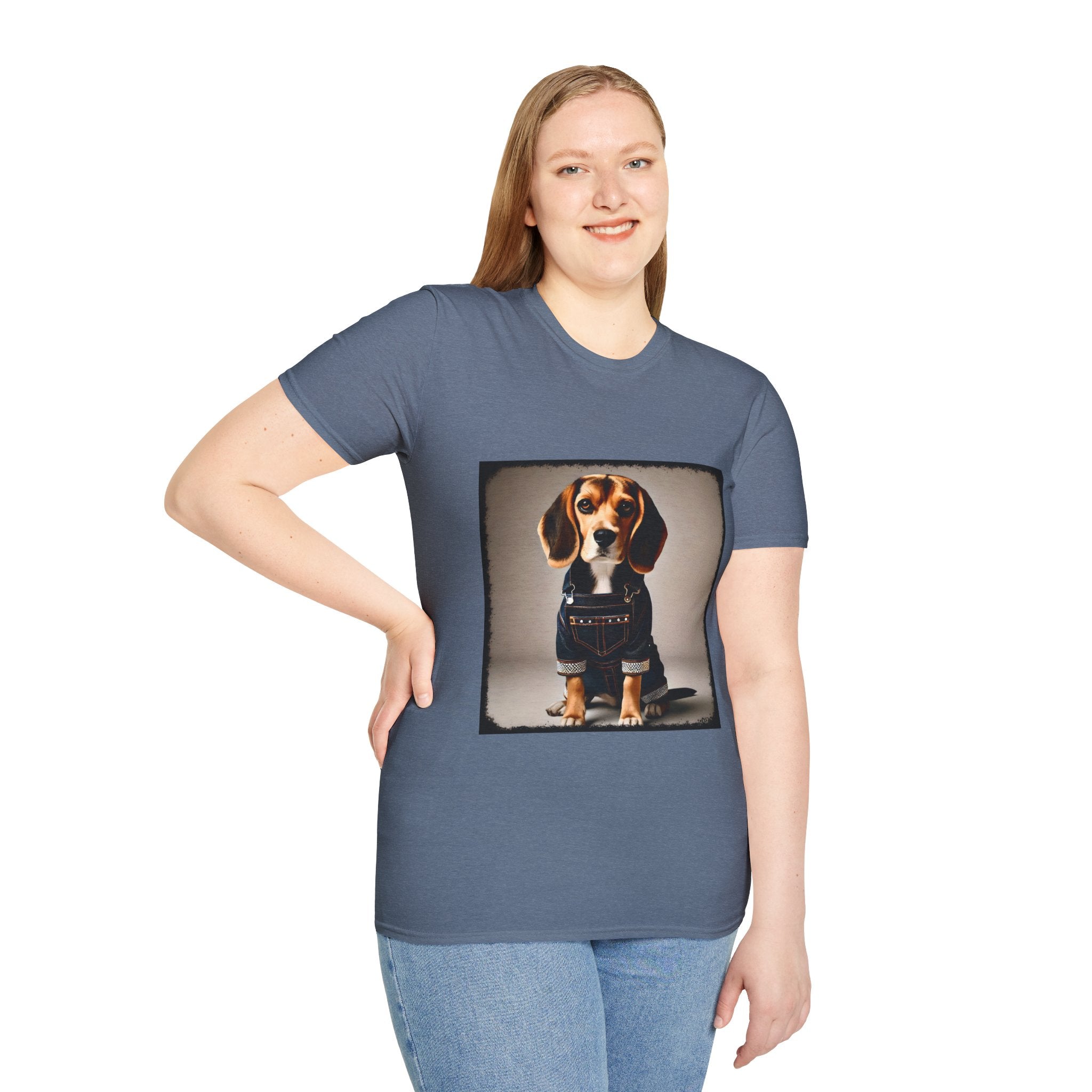 Beagle Denim Dream | Unisex Dog T-Shirt