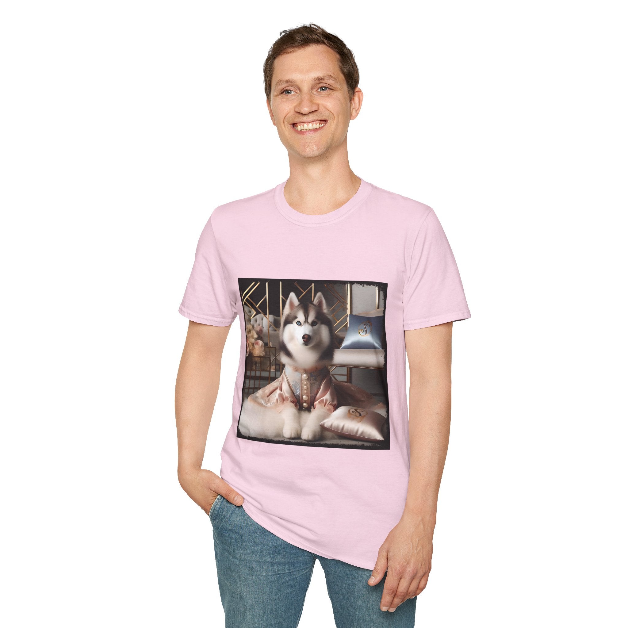 Siberian Husky Satin Diva | Unisex Dog T-Shirt
