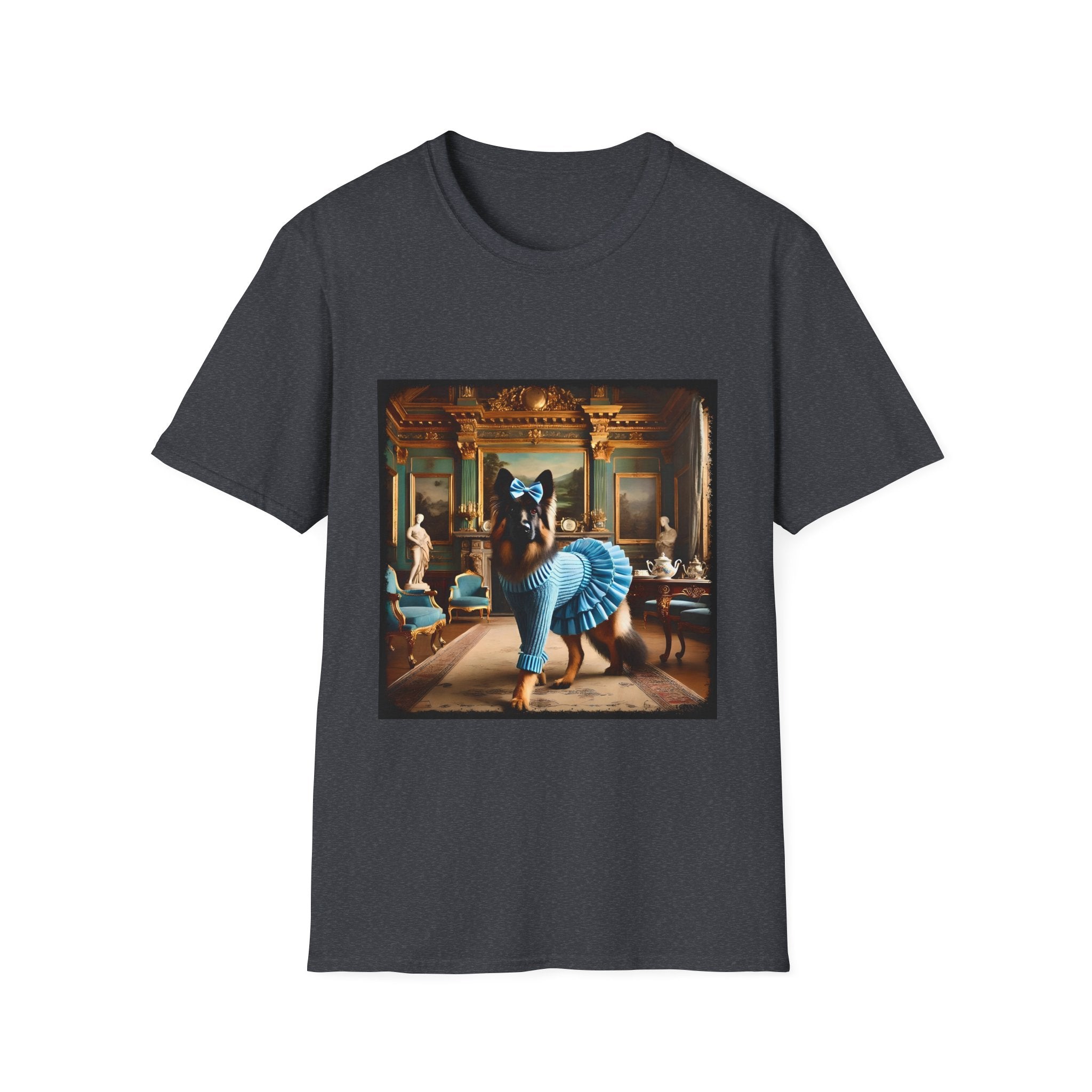 German Shepherd Posh Prep | Unisex Dog T-Shirt