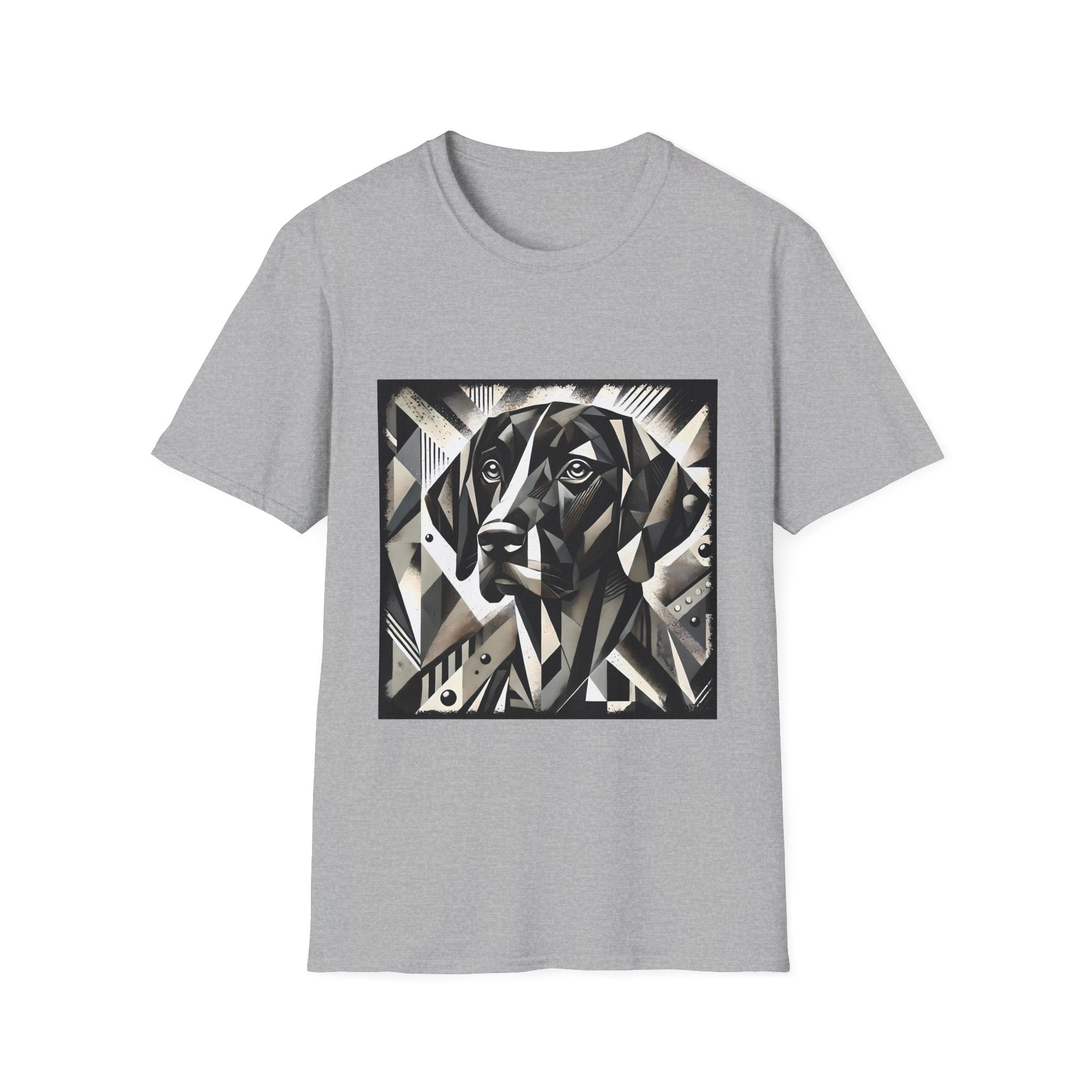 German Shorthaired Pointer B&W Geometric  | Unisex Dog T-Shirt