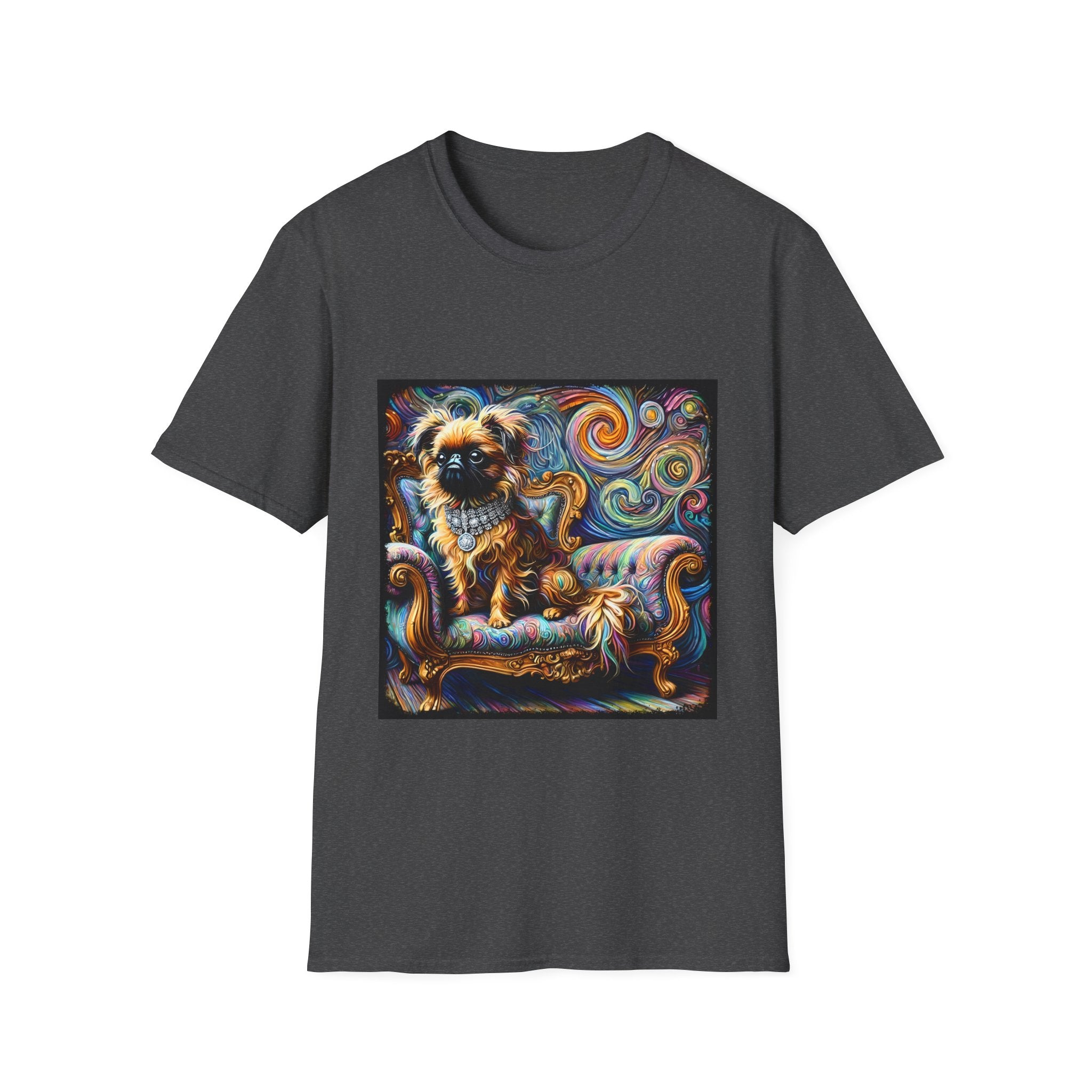 Brussels Griffon Diamond Swirl | Unisex Dog T-Shirt