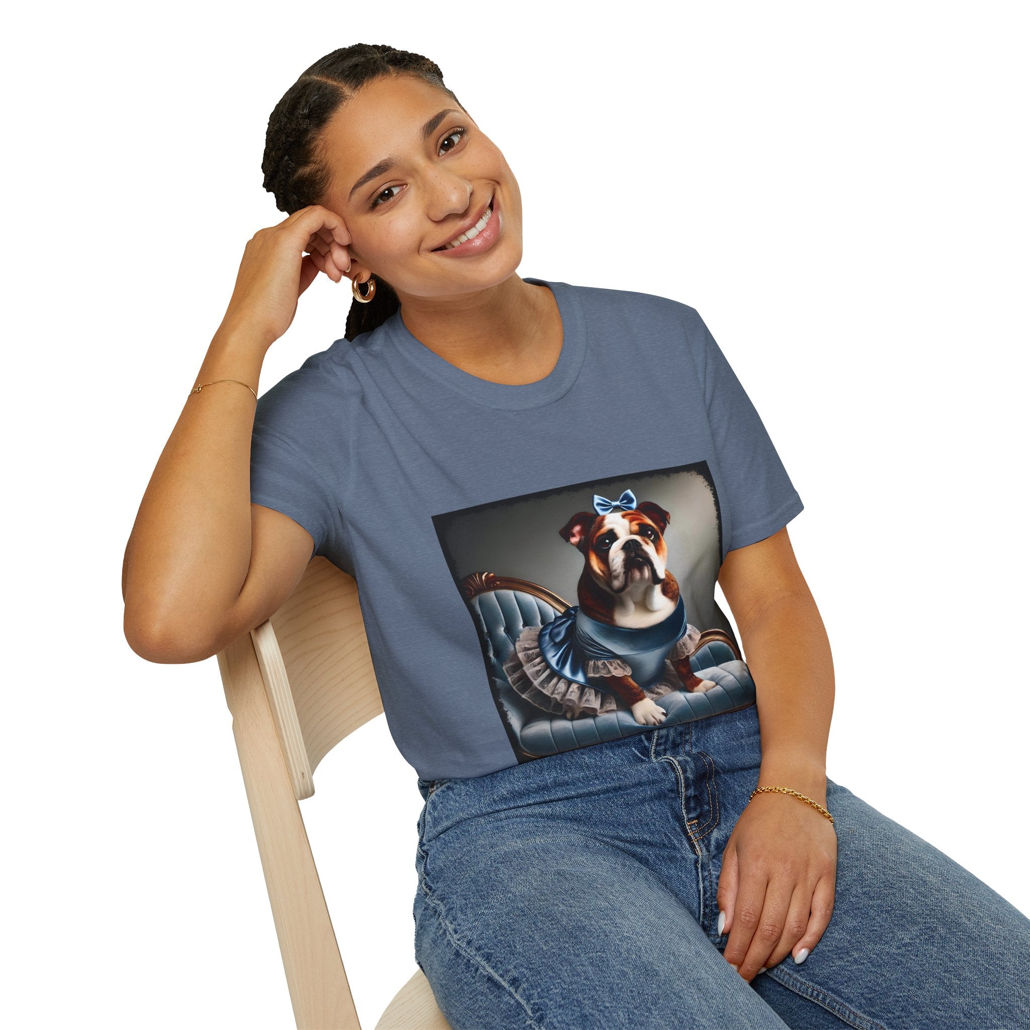 Bulldog Velvet Vixen | Unisex Dog T-Shirt