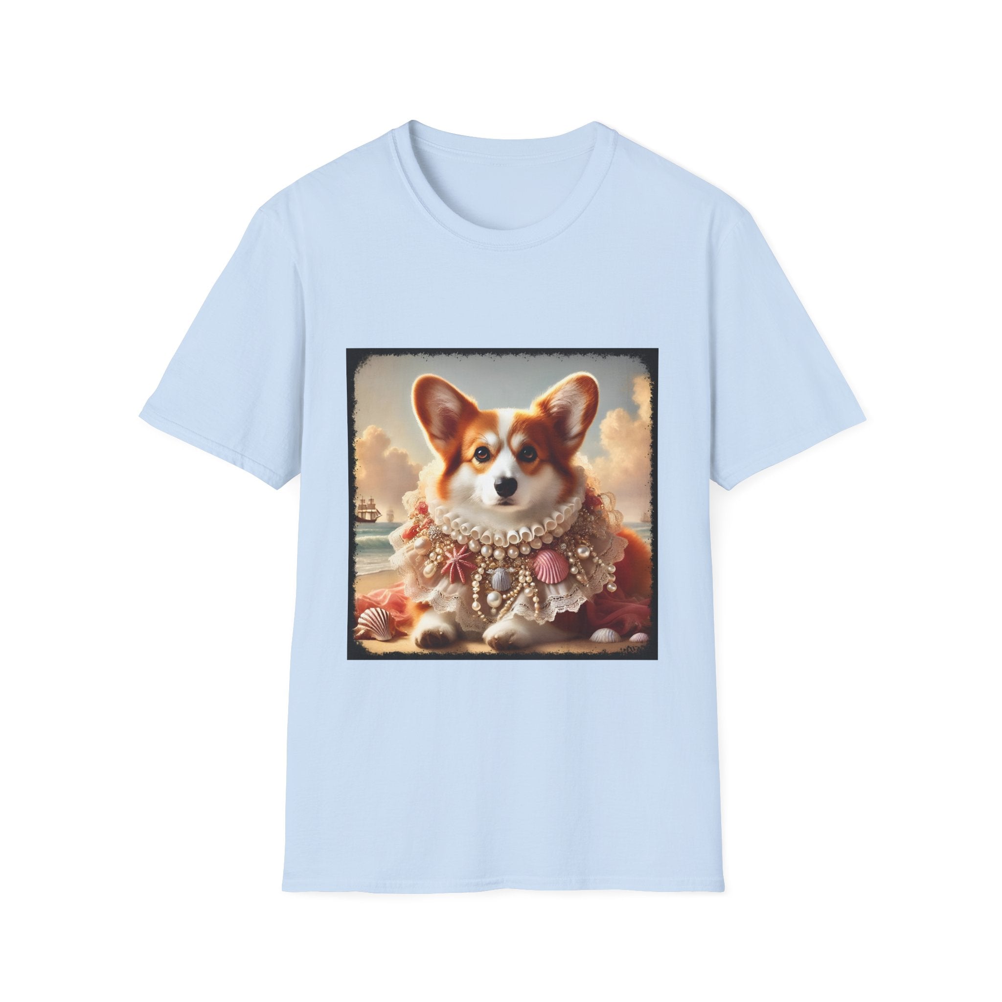 Pembroke Welsh Corgi Beach Muse | Unisex Dog T-Shirt