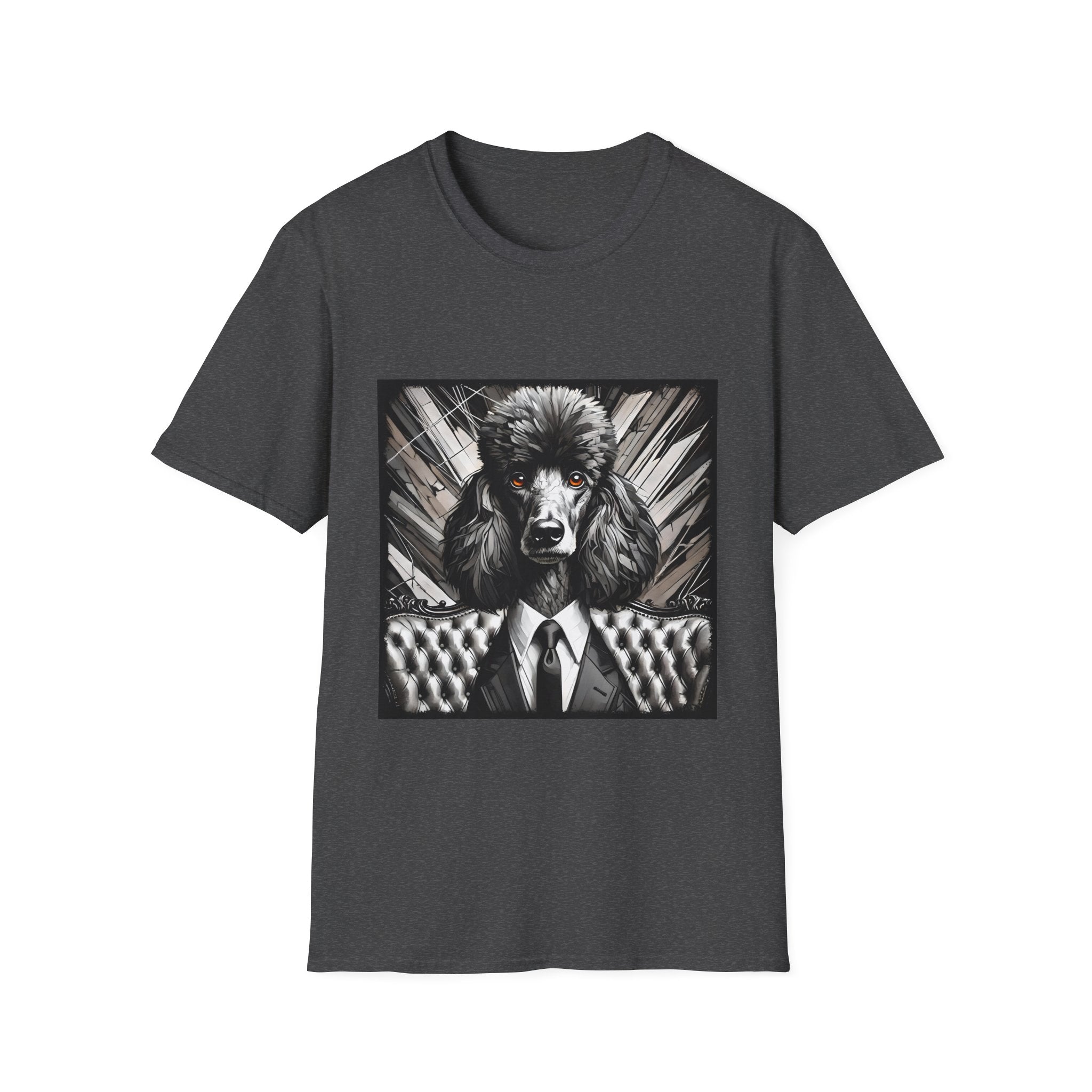 Poodle B&W Bold Eyes II | Unisex Dog T-Shirt