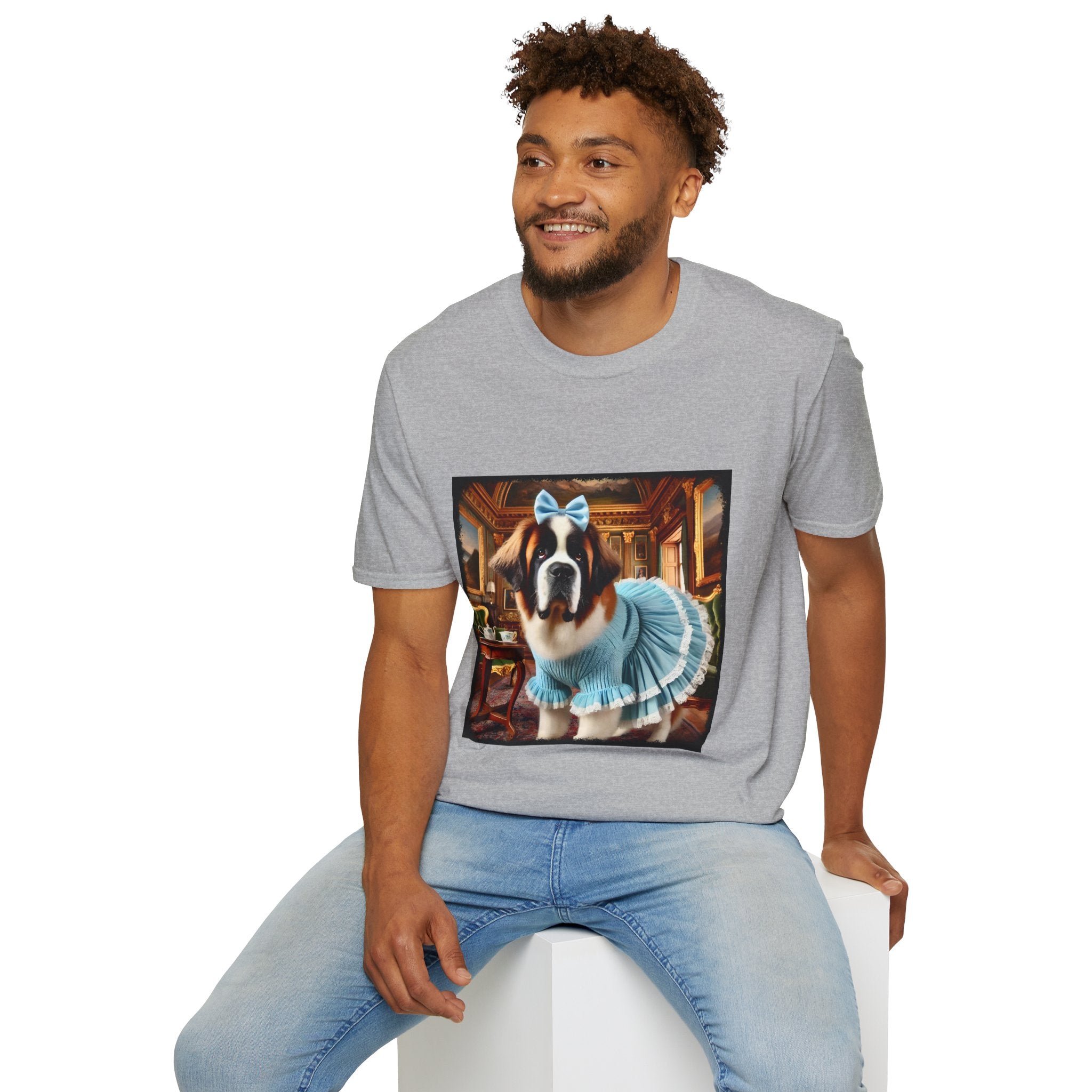 Saint Bernard Pampered Pup | Unisex Dog T-Shirt