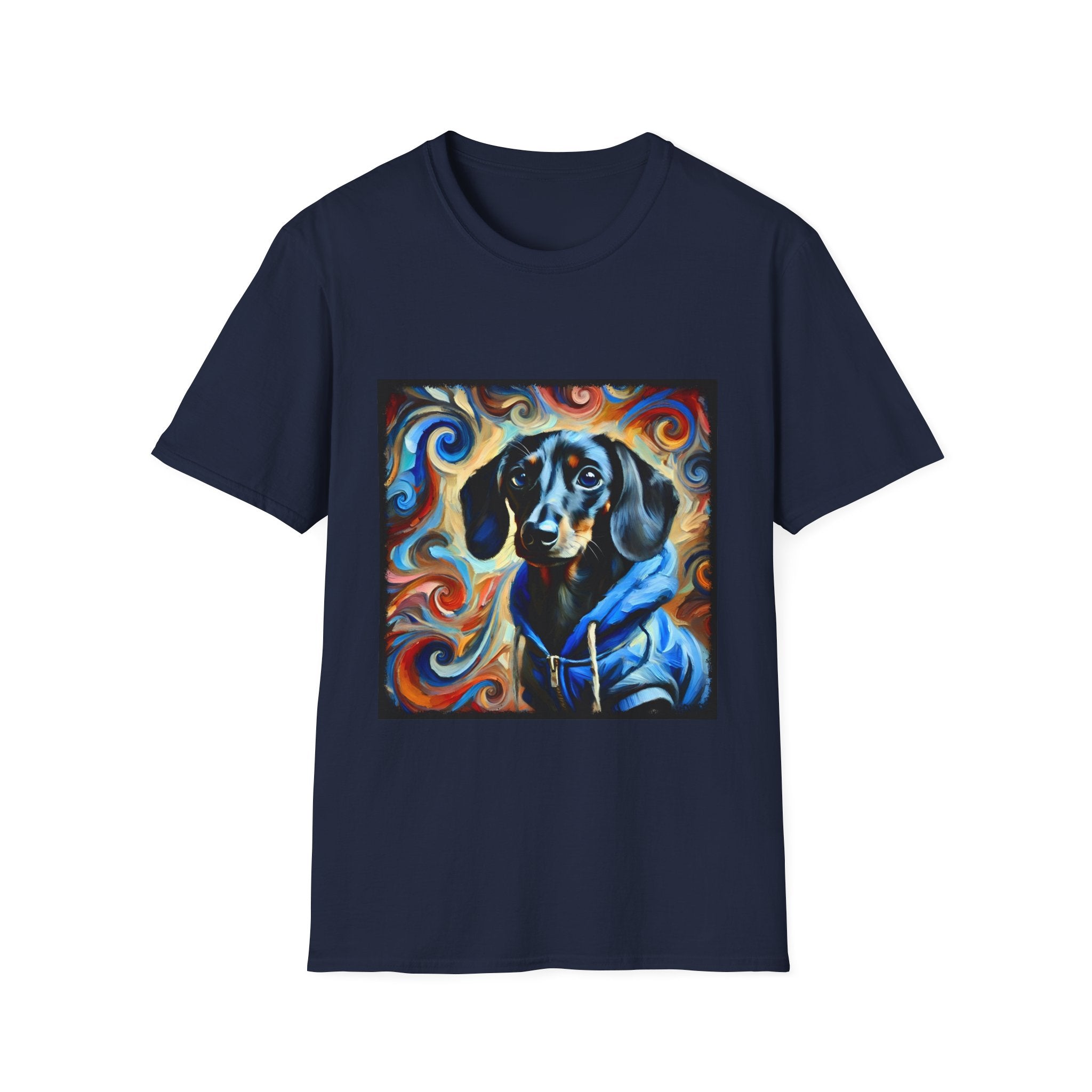 Dachshund Urban Edge Swirl | Unisex Dog T-Shirt