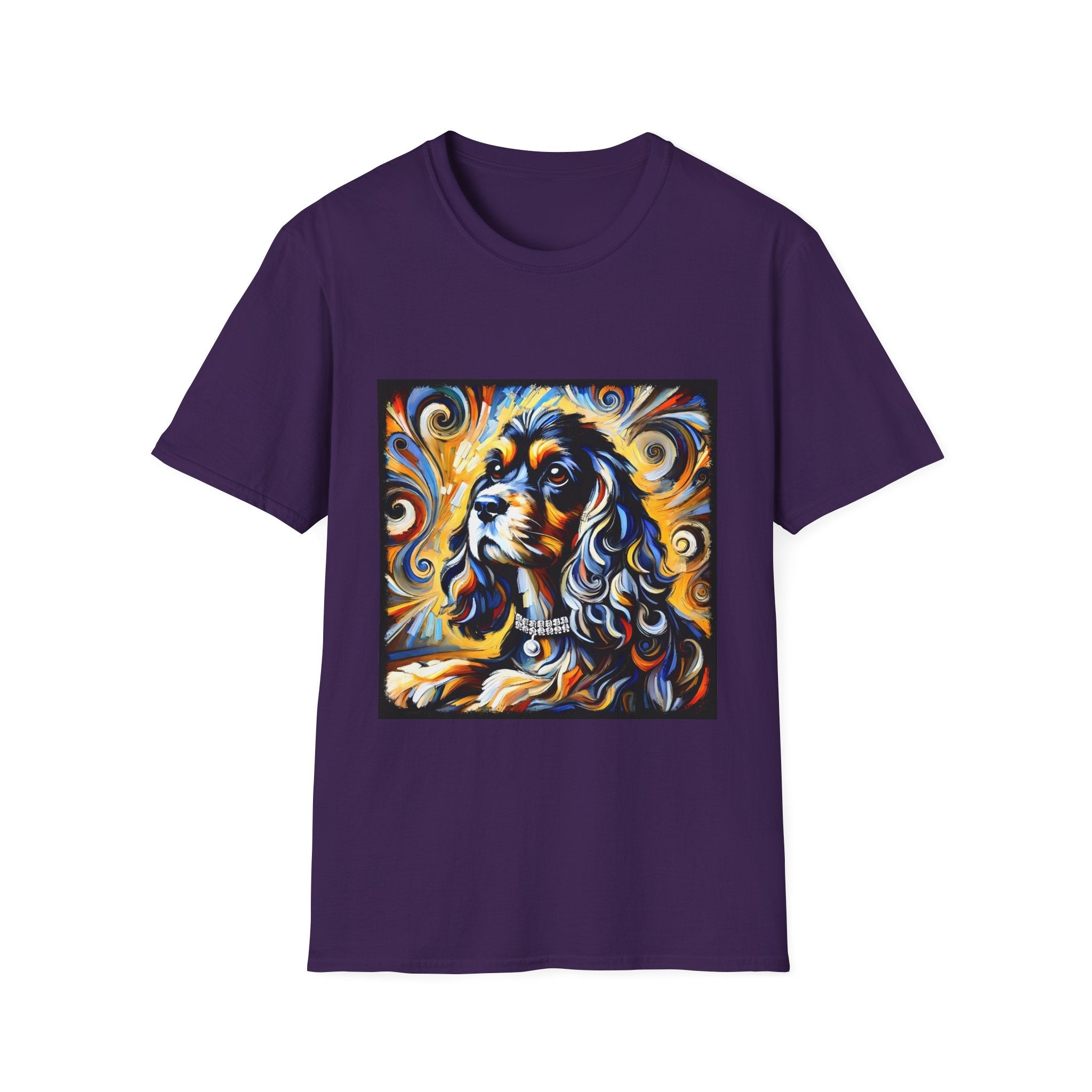 Cocker Spaniel Sun Swirl | Unisex Dog T-Shirt