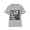 French Bulldog Rose Crown Swirl | Unisex Dog T-Shirt