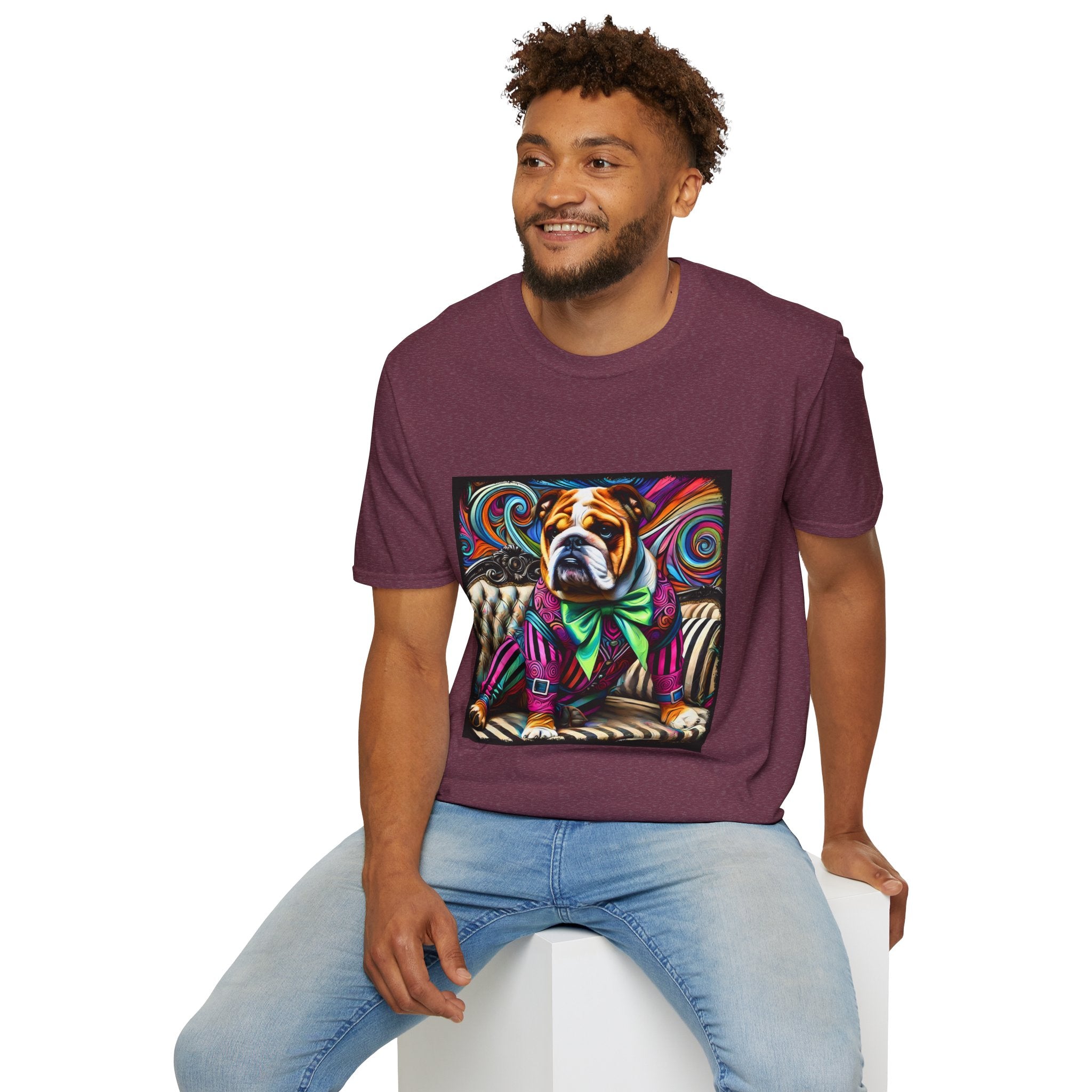 Bulldog Bold Rocker | Unisex Dog T-Shirt