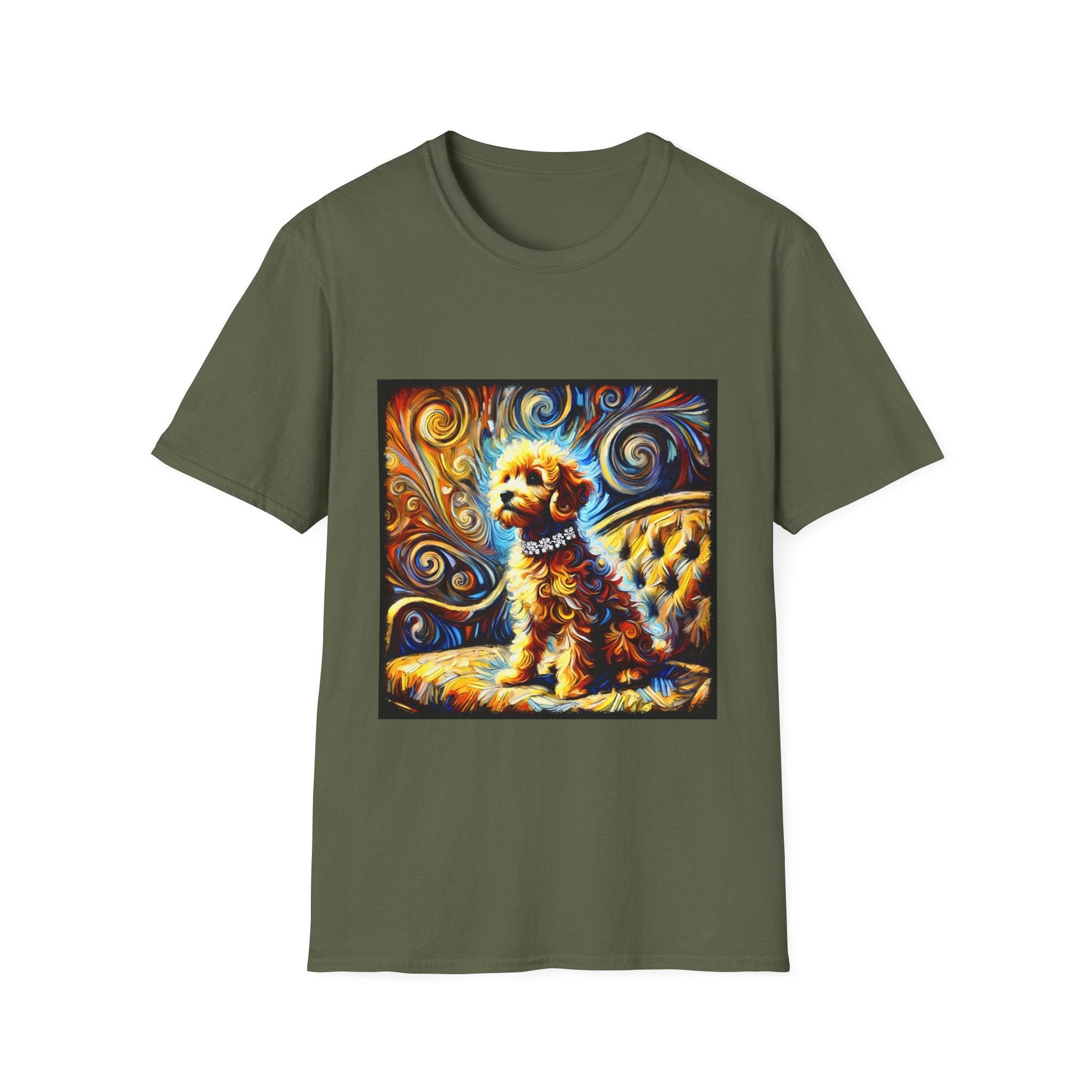 Goldendoodle Vivid Swirl | Unisex Dog T-Shirt