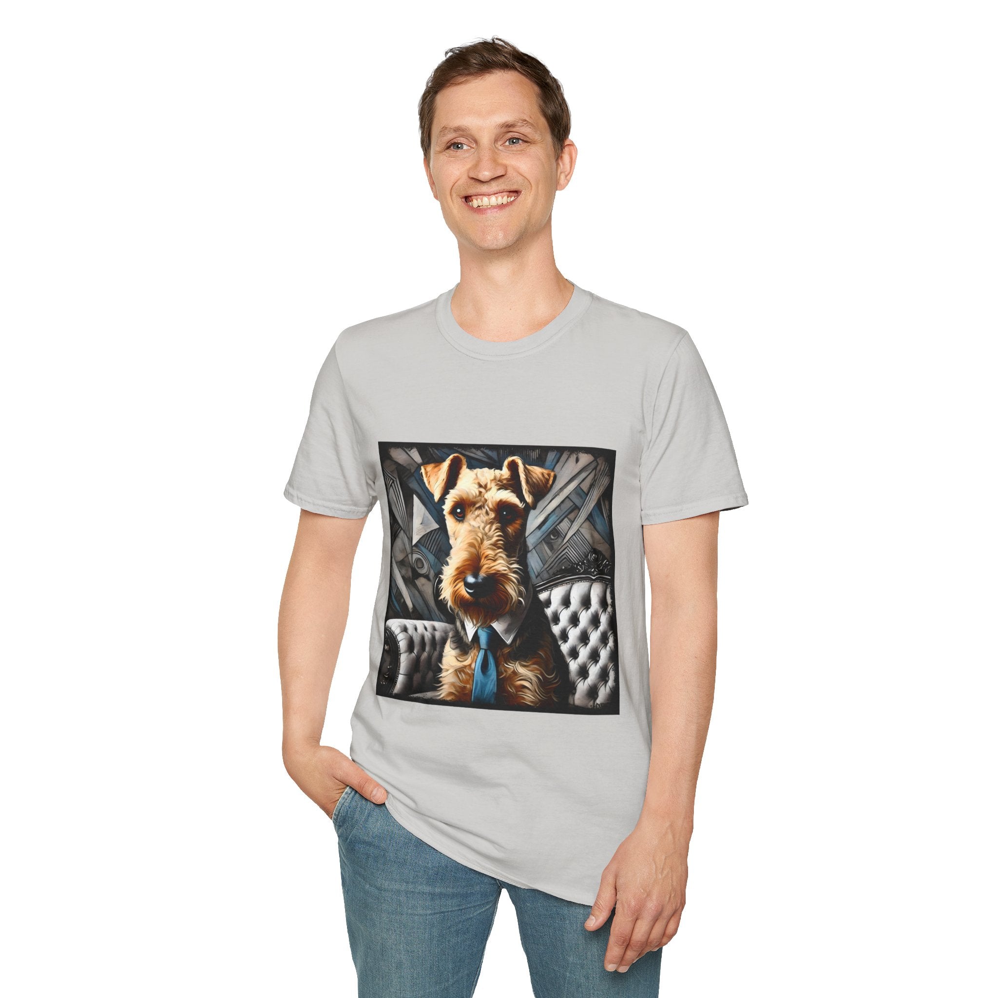 Airedale Terrier Bold Gentleman | Unisex Dog T-Shirt