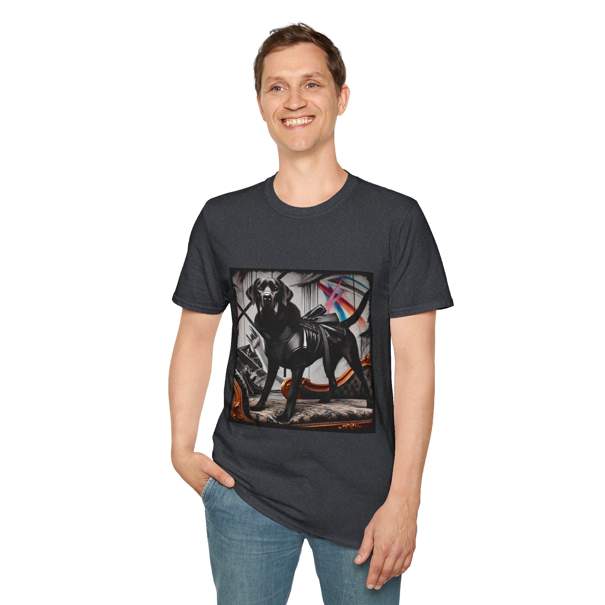 Labrador Retriever Leather Rockette | Unisex Dog T-Shirt