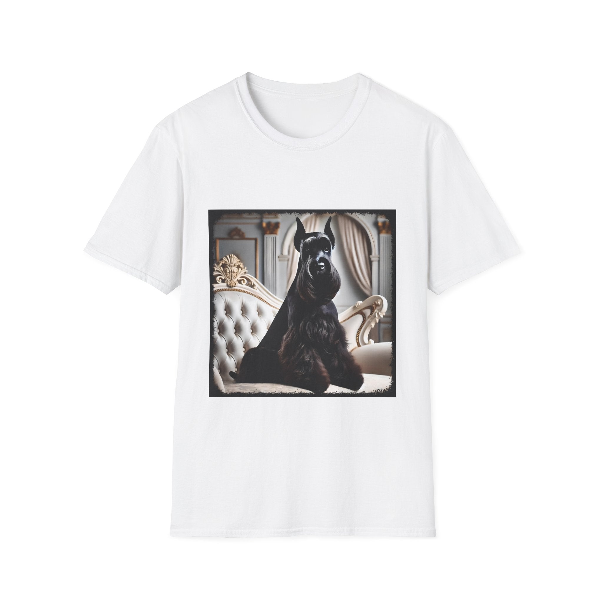 Schnauzer Posh Pose | Unisex Dog T-Shirt