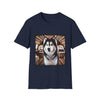 Siberian Husky Frequent Flier | Unisex Dog T-Shirt