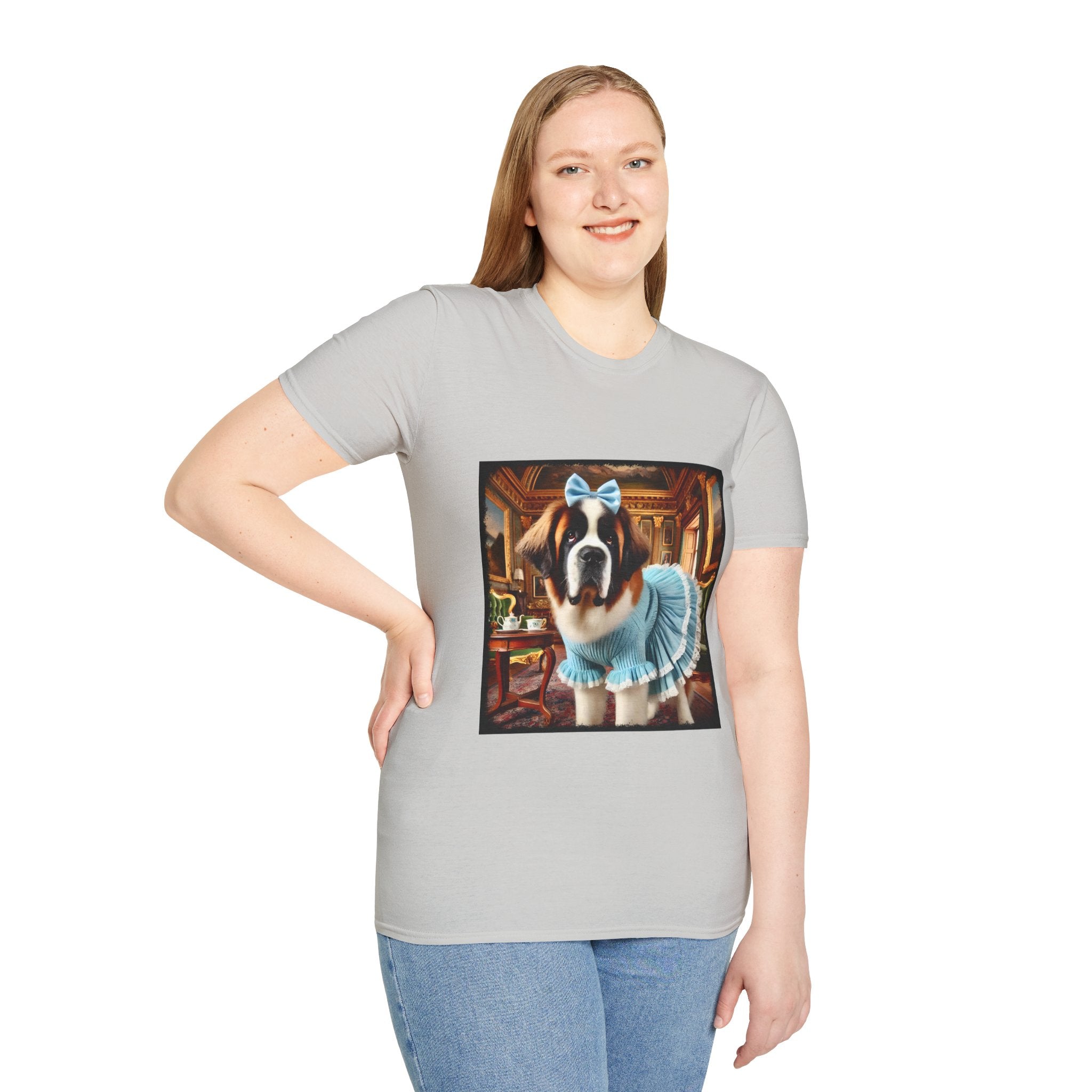 Saint Bernard Pampered Pup | Unisex Dog T-Shirt