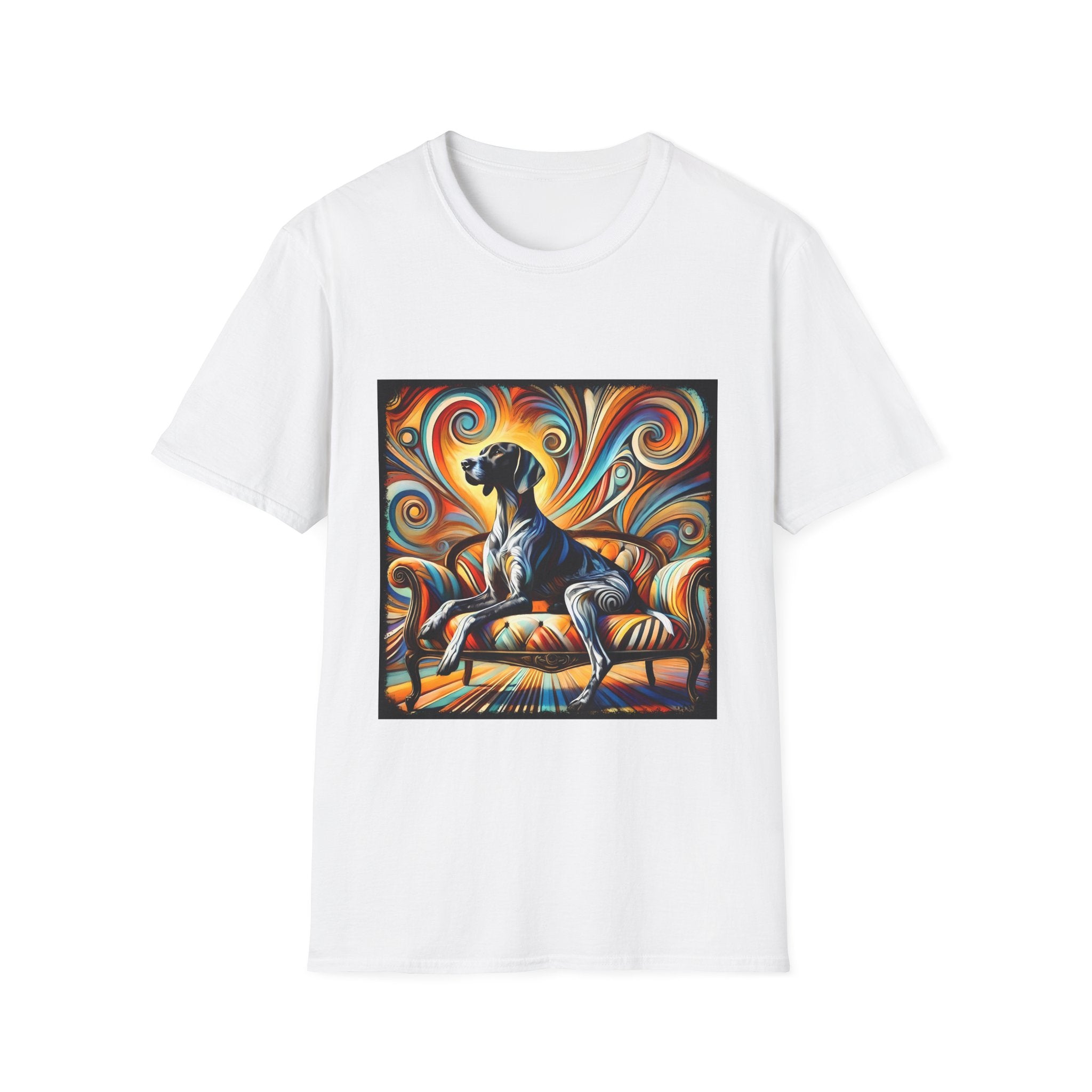 German Shorthaired Pointer Sun Swirl | Unisex Dog T-Shirt