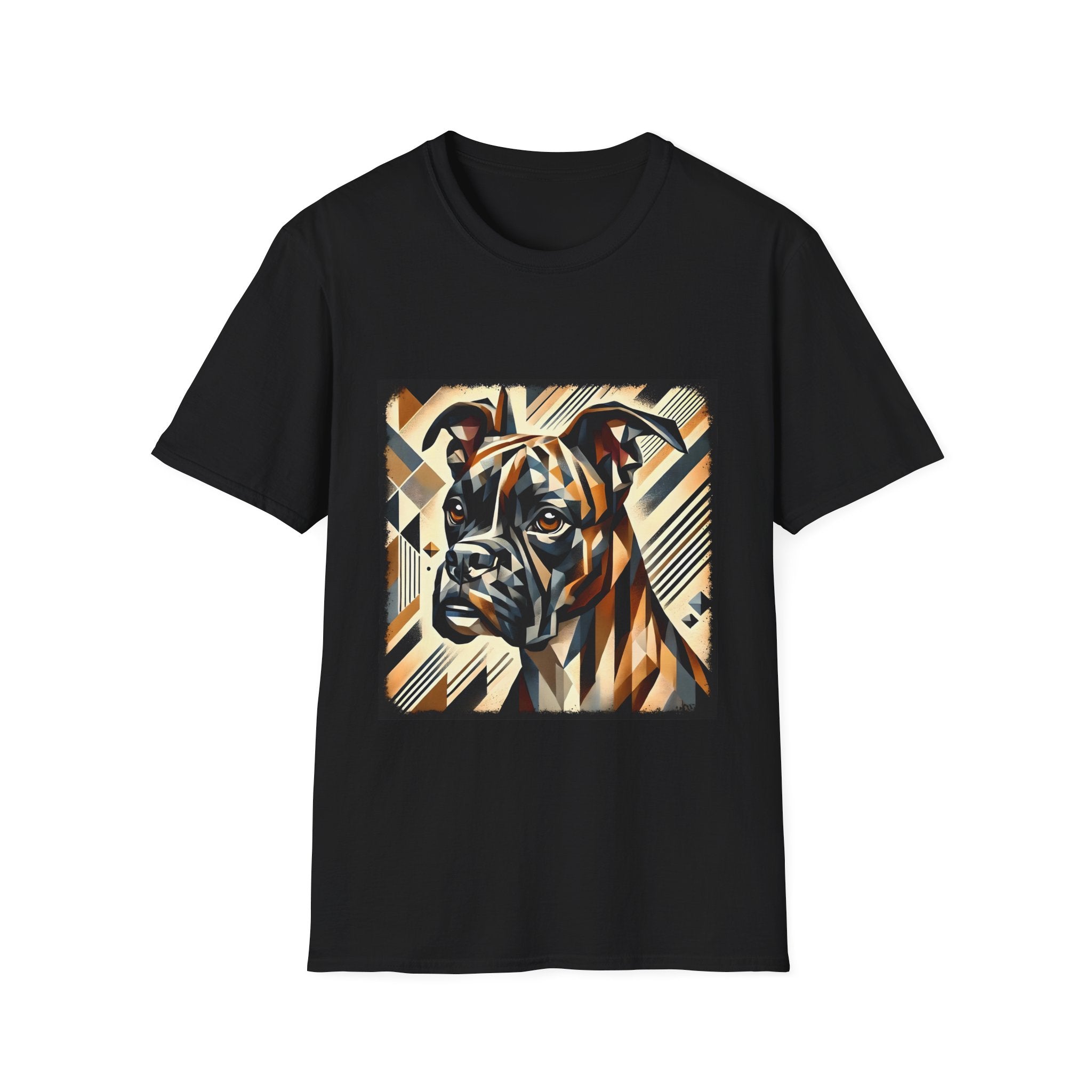 Boxer Modern Geometric | Unisex Dog T-Shirt