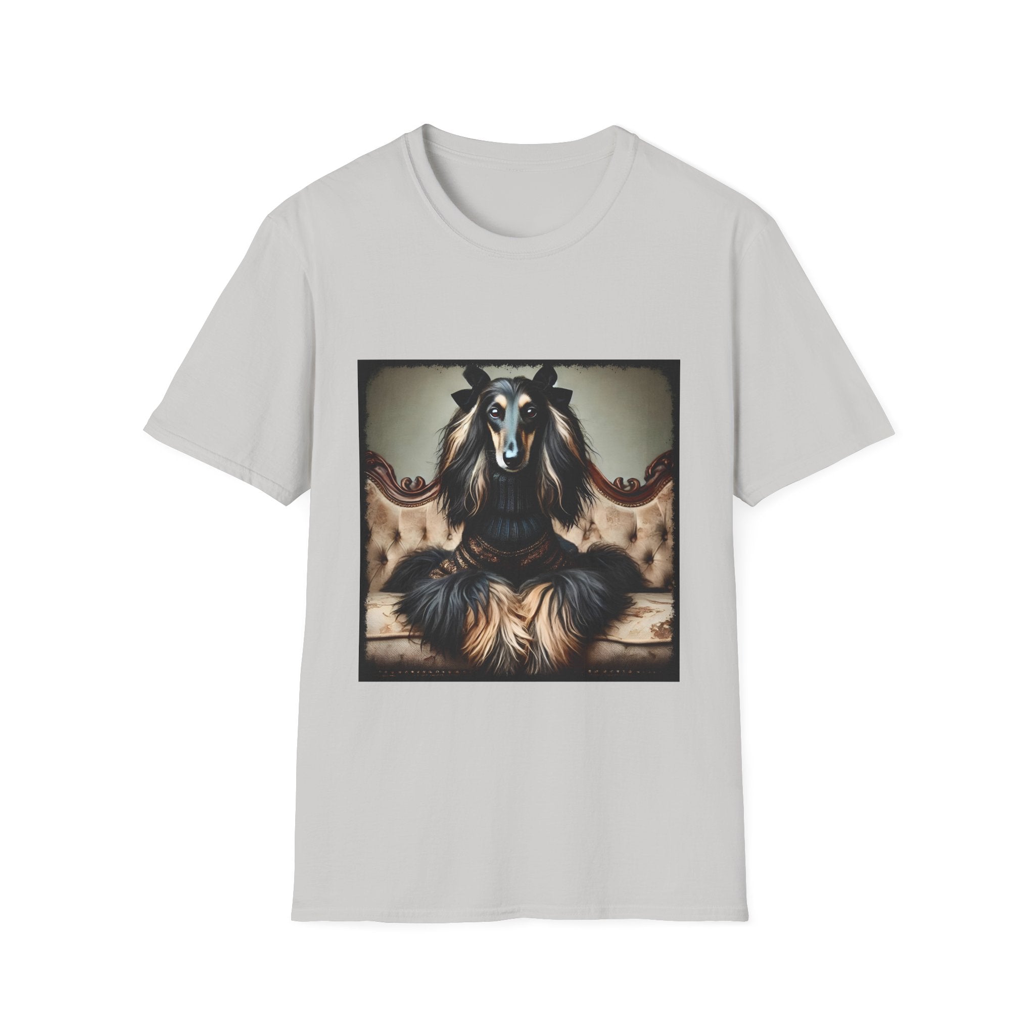 Afghan Hound Bold Icon | Unisex Dog T-Shirt