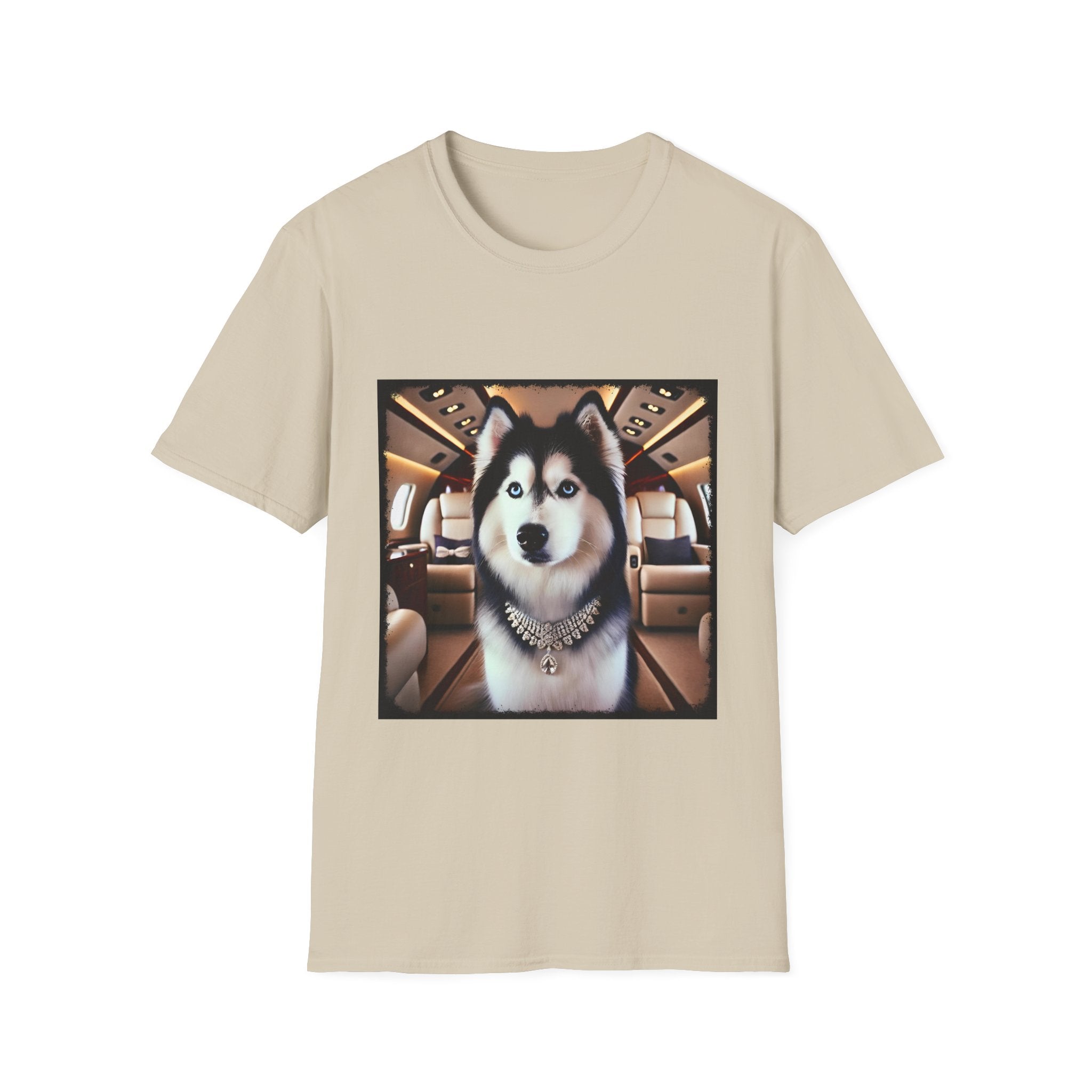 Siberian Husky Frequent Flier | Unisex Dog T-Shirt