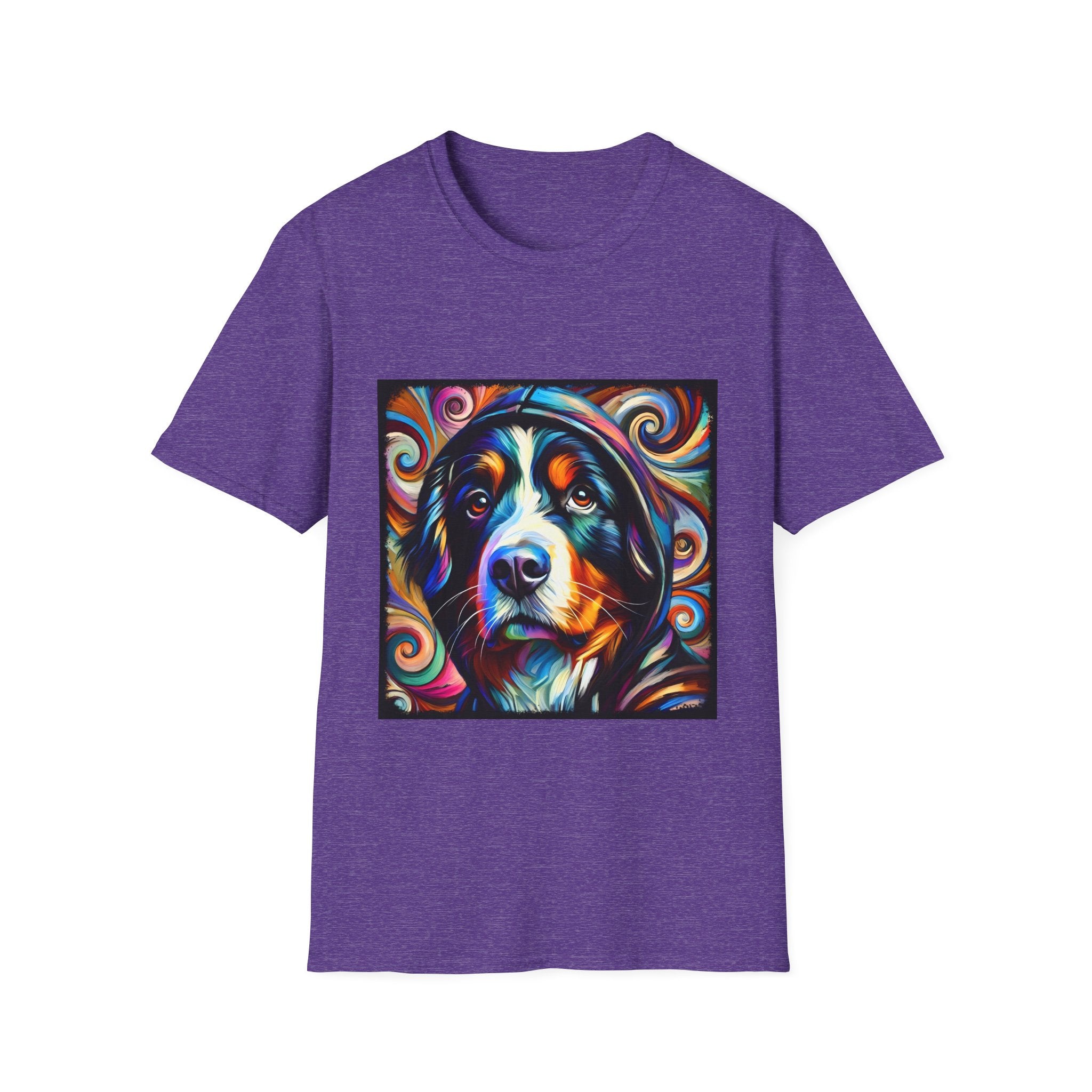 Bernese Mountain Dog Relaxed Swirl | Unisex Dog T-Shirt