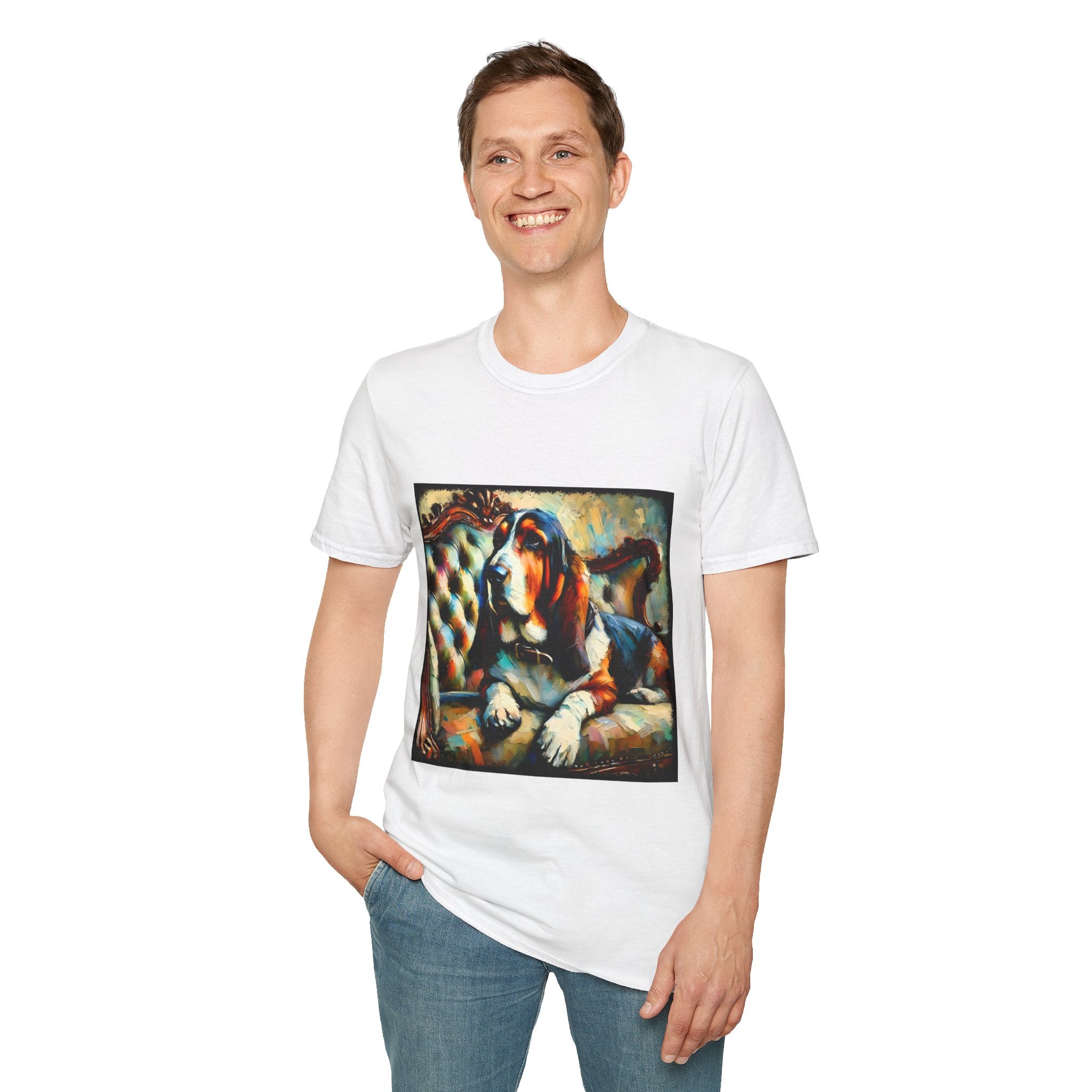 Basset Hound Elegant Classic | Unisex Dog T-Shirt