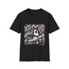 Shetland Sheepdog B&W Pink Bows | Unisex Dog T-Shirt