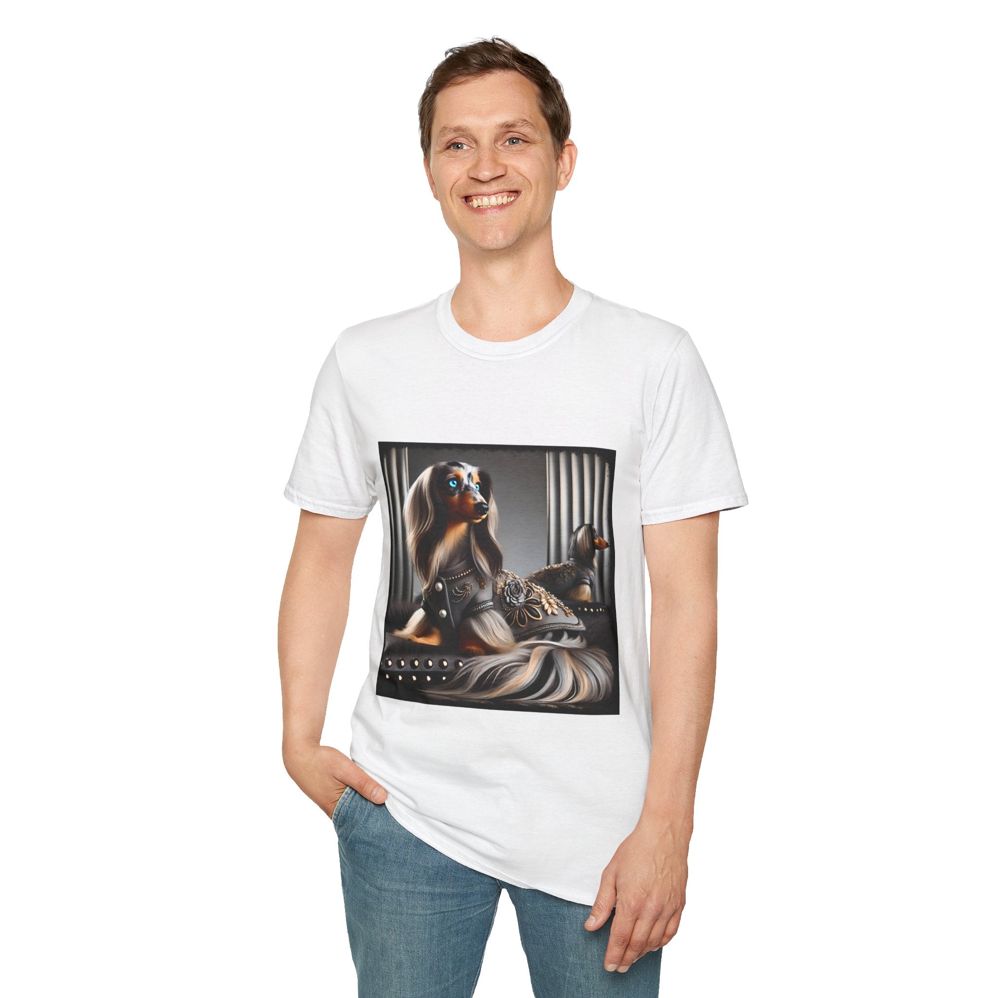Dachshund Elegant Chic | Unisex Dog T-Shirt
